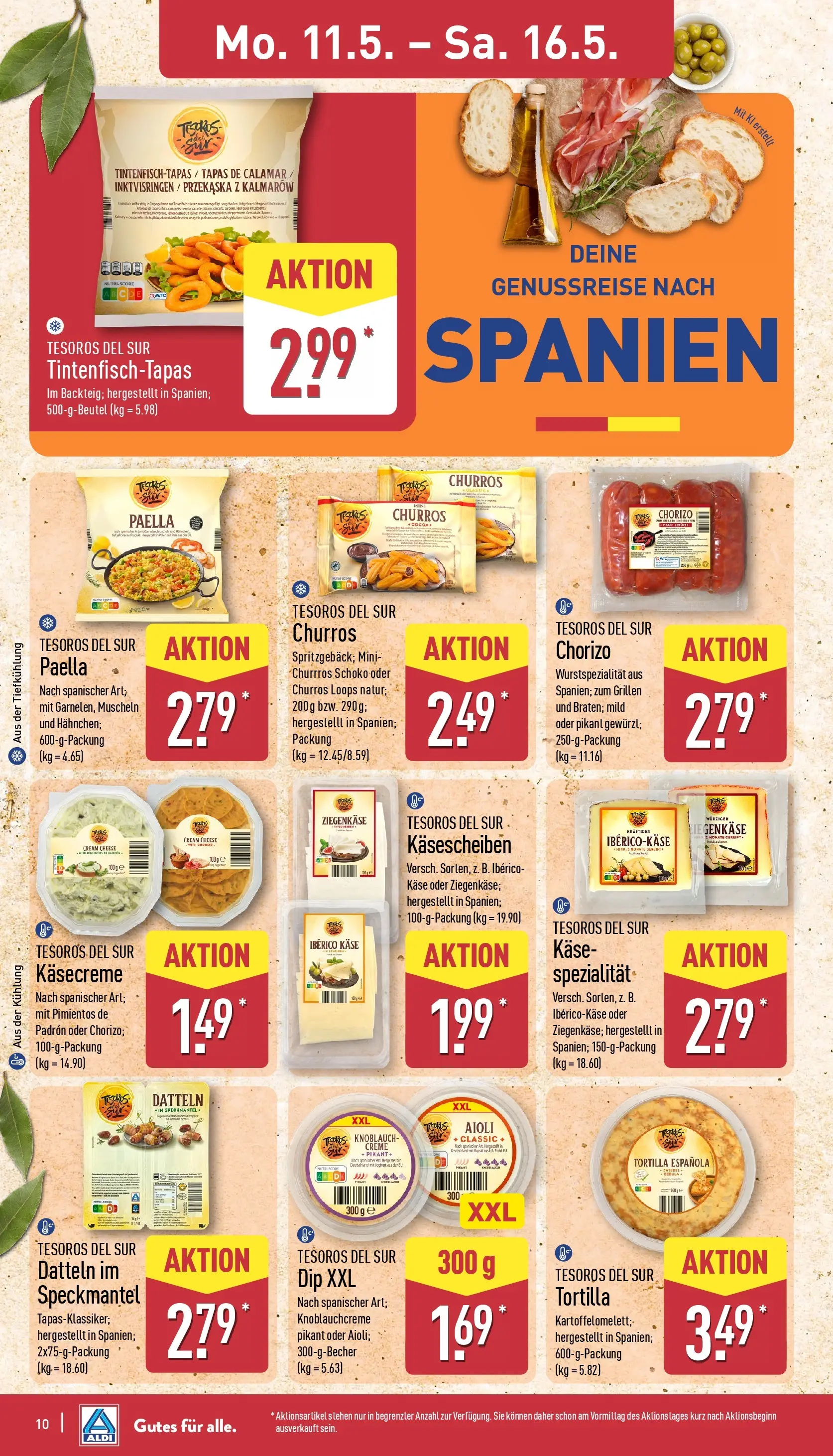 Aldi - ALDI Nord: Wochenangebote (ab 10.05.2026) » Angebote Online | Seite: 10 | Produkte: Käse, Ziegenkäse, Creme, Knoblauch