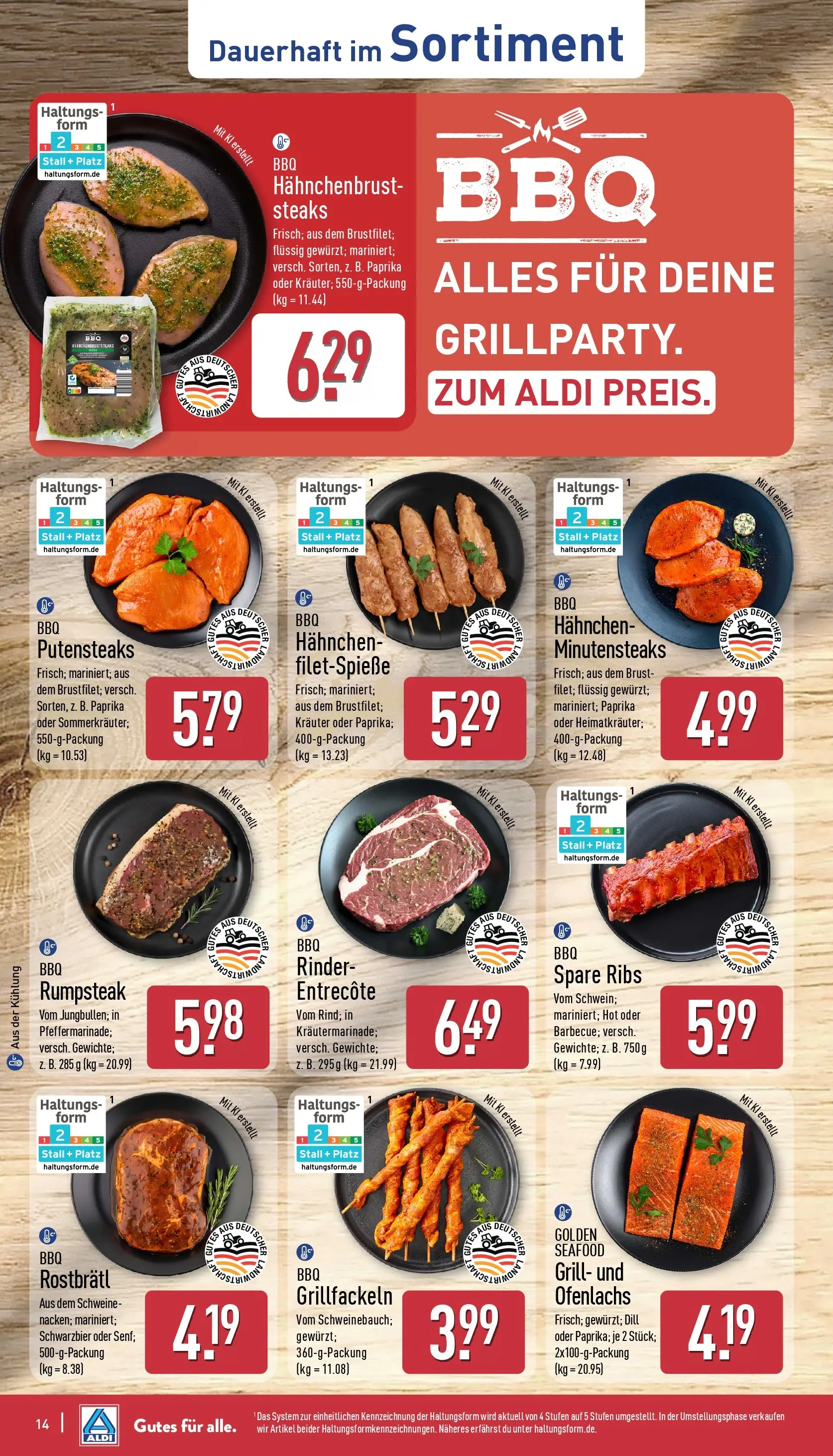 Aldi - ALDI Nord: Wochenangebote (ab 10.05.2026) » Angebote Online | Seite: 14 | Produkte: Rumpsteak, Grill, Spare ribs, Paprika