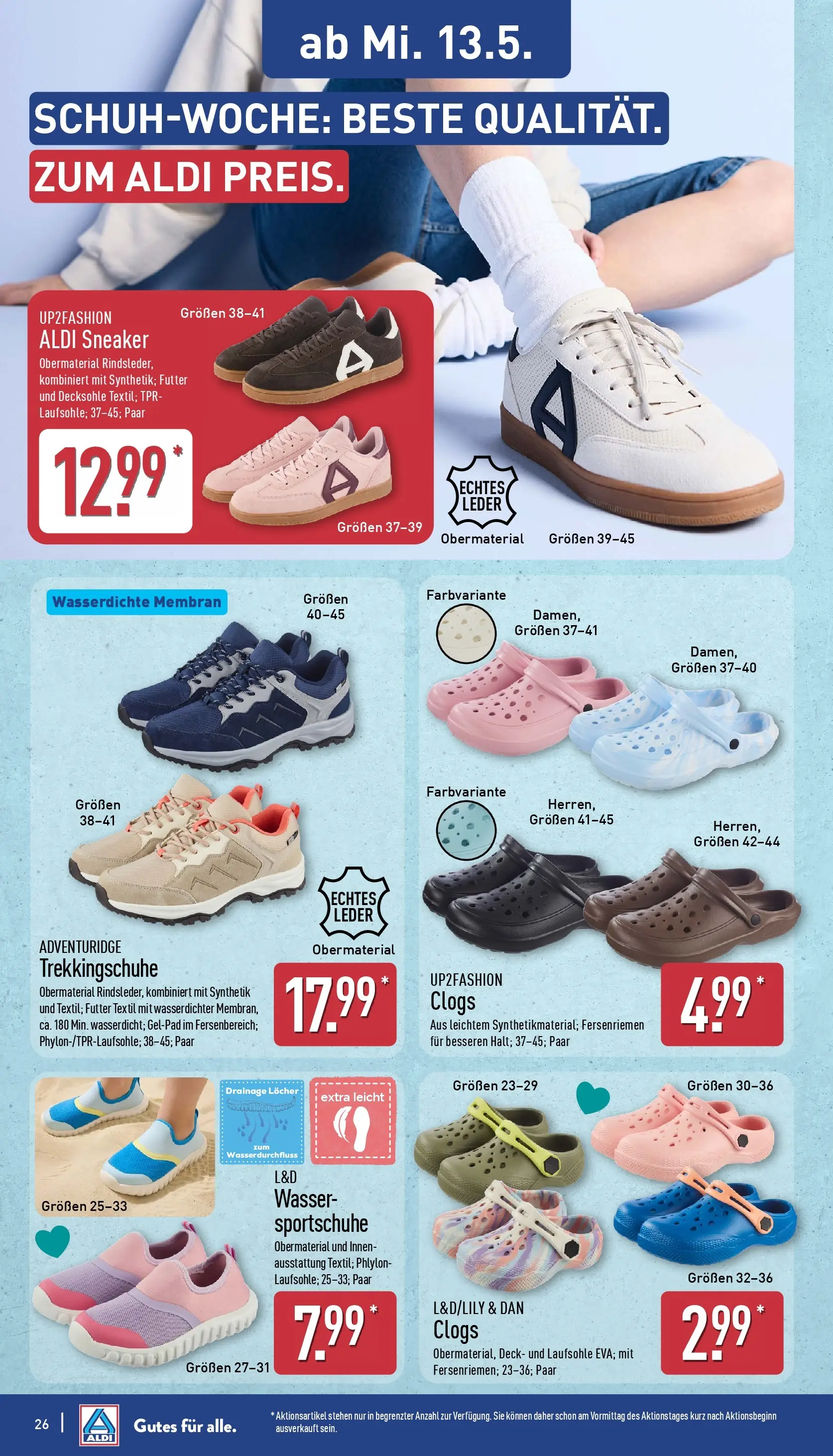 Aldi - ALDI Nord: Wochenangebote (ab 10.05.2026) » Angebote Online | Seite: 26 | Produkte: Up2fashion, Wasser