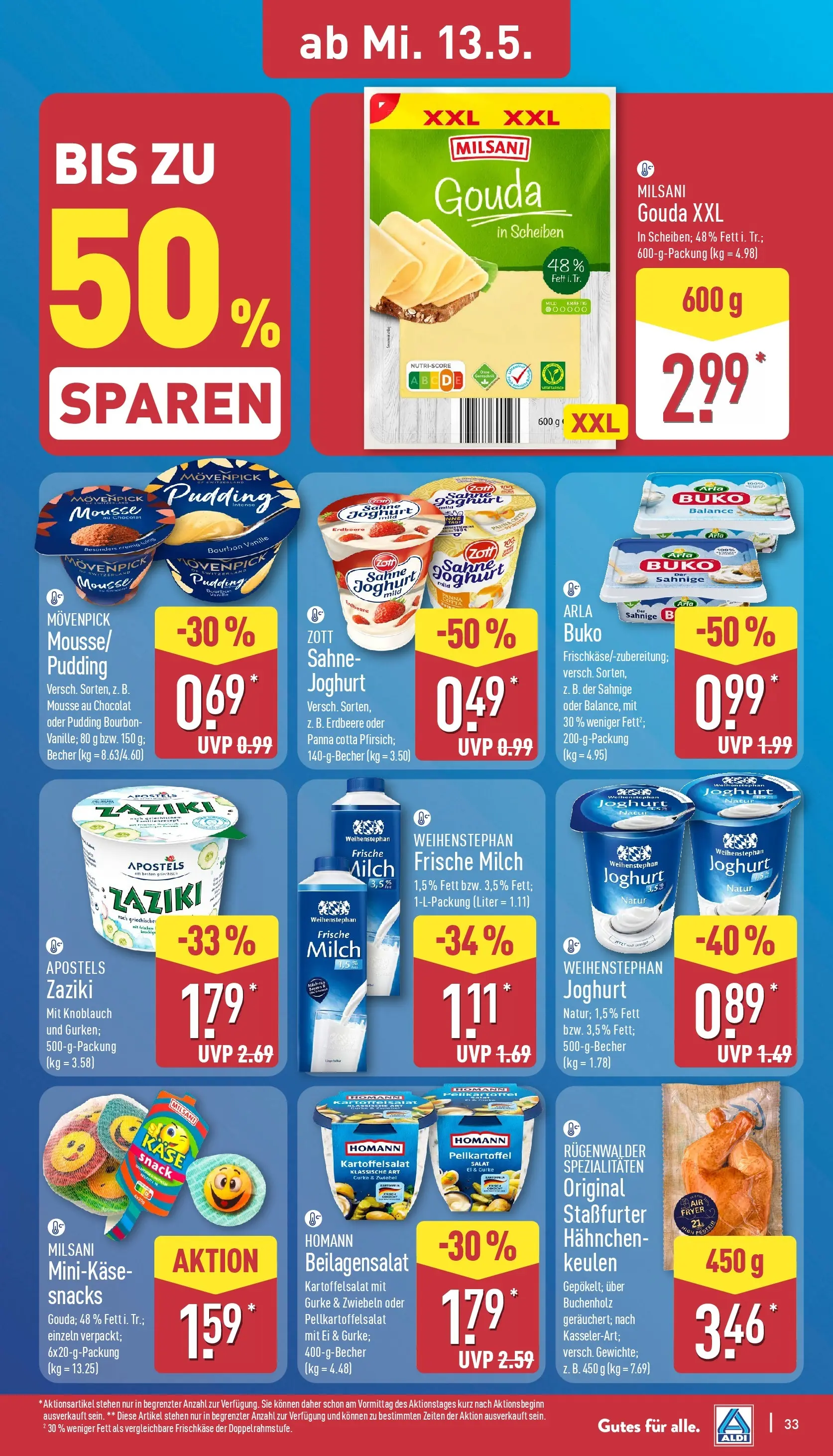 Aldi - ALDI Nord: Wochenangebote (ab 10.05.2026) » Angebote Online | Seite: 33 | Produkte: Pudding, Knoblauch, Bourbon, Salat