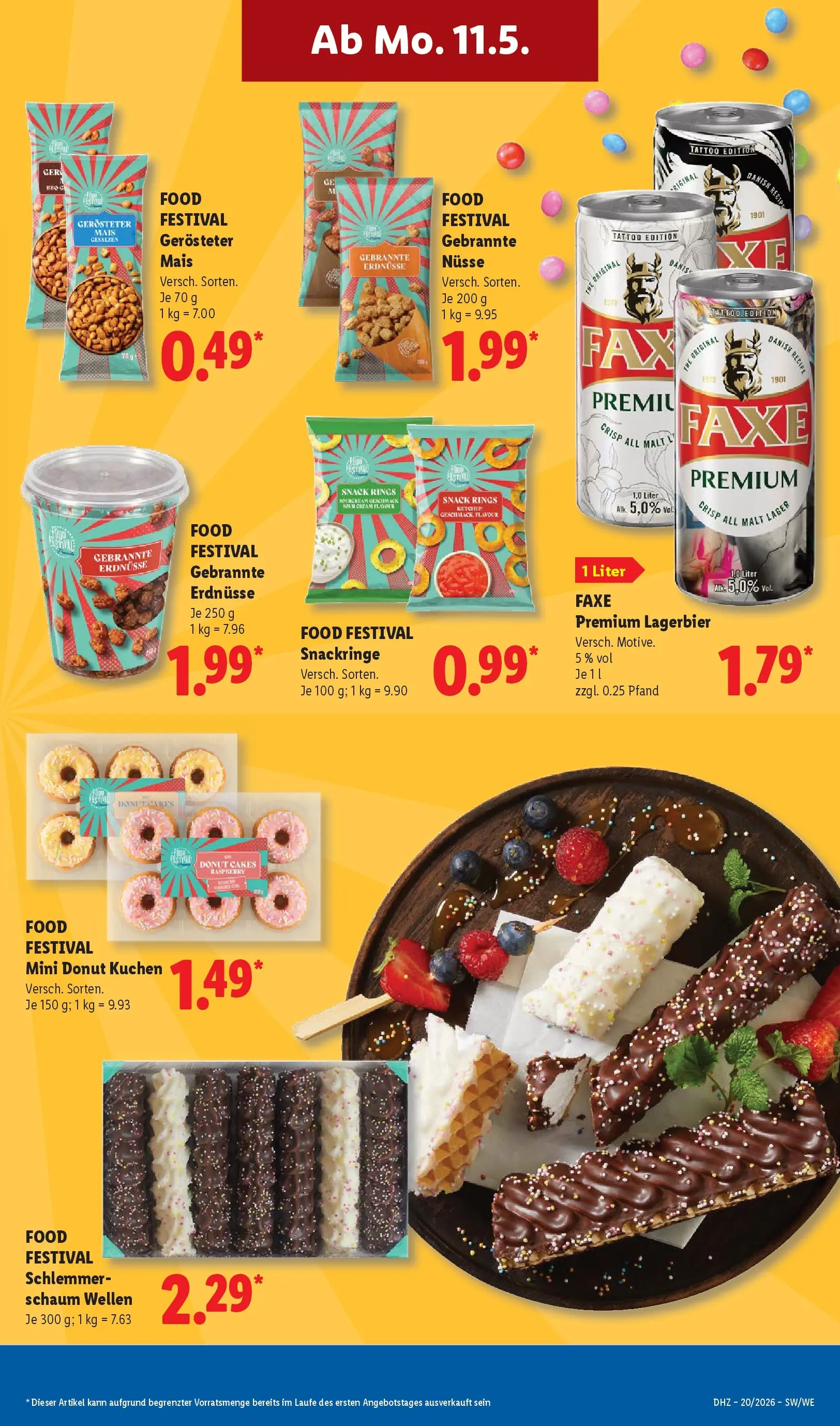 Lidl Prospekt Einbeck (ab 11.05.2026) zum Blättern » Angebote | Seite: 27 | Produkte: Erdnüsse, Kuchen, Nüsse