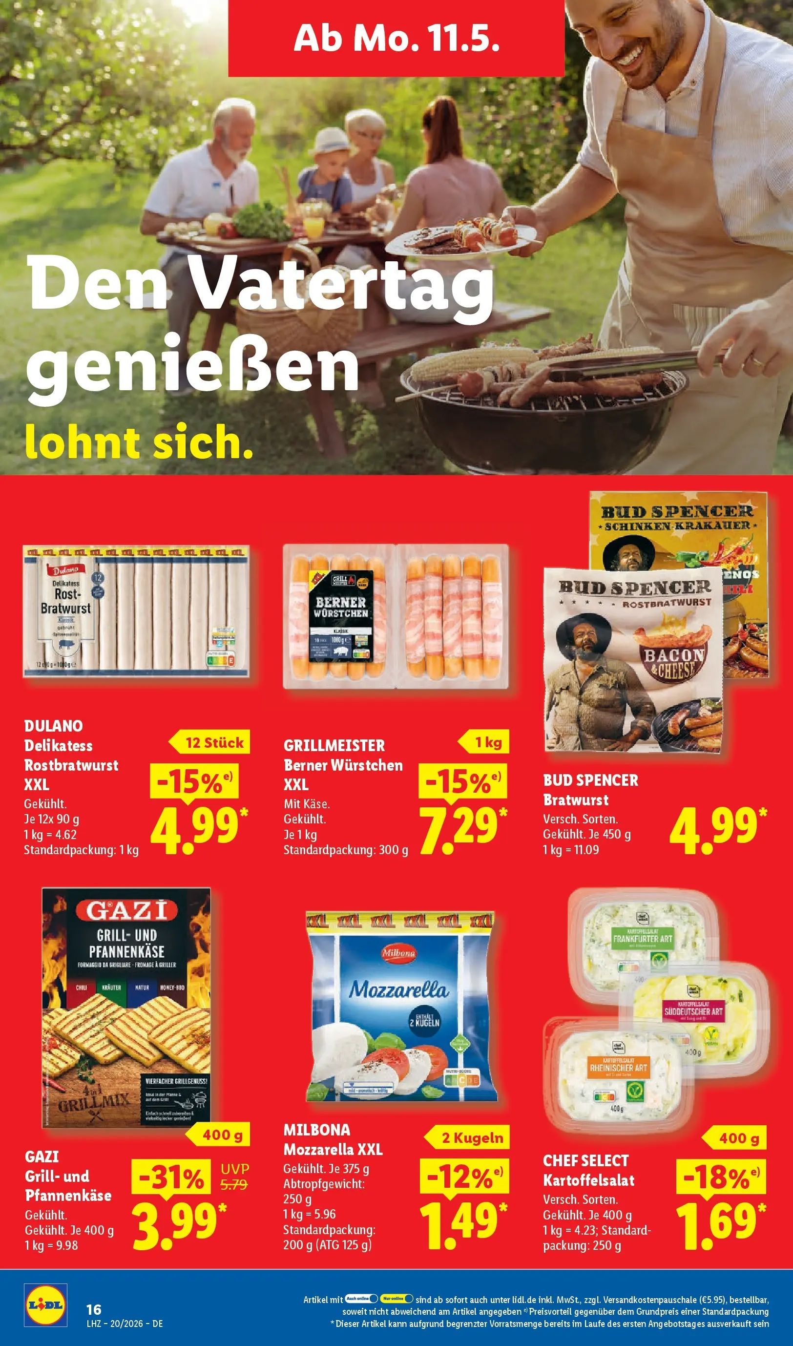 Lidl Prospekt Wahlstedt (ab 11.05.2026) zum Blättern » Angebote | Seite: 30 | Produkte: Grill, Chili, Schinken, Griller