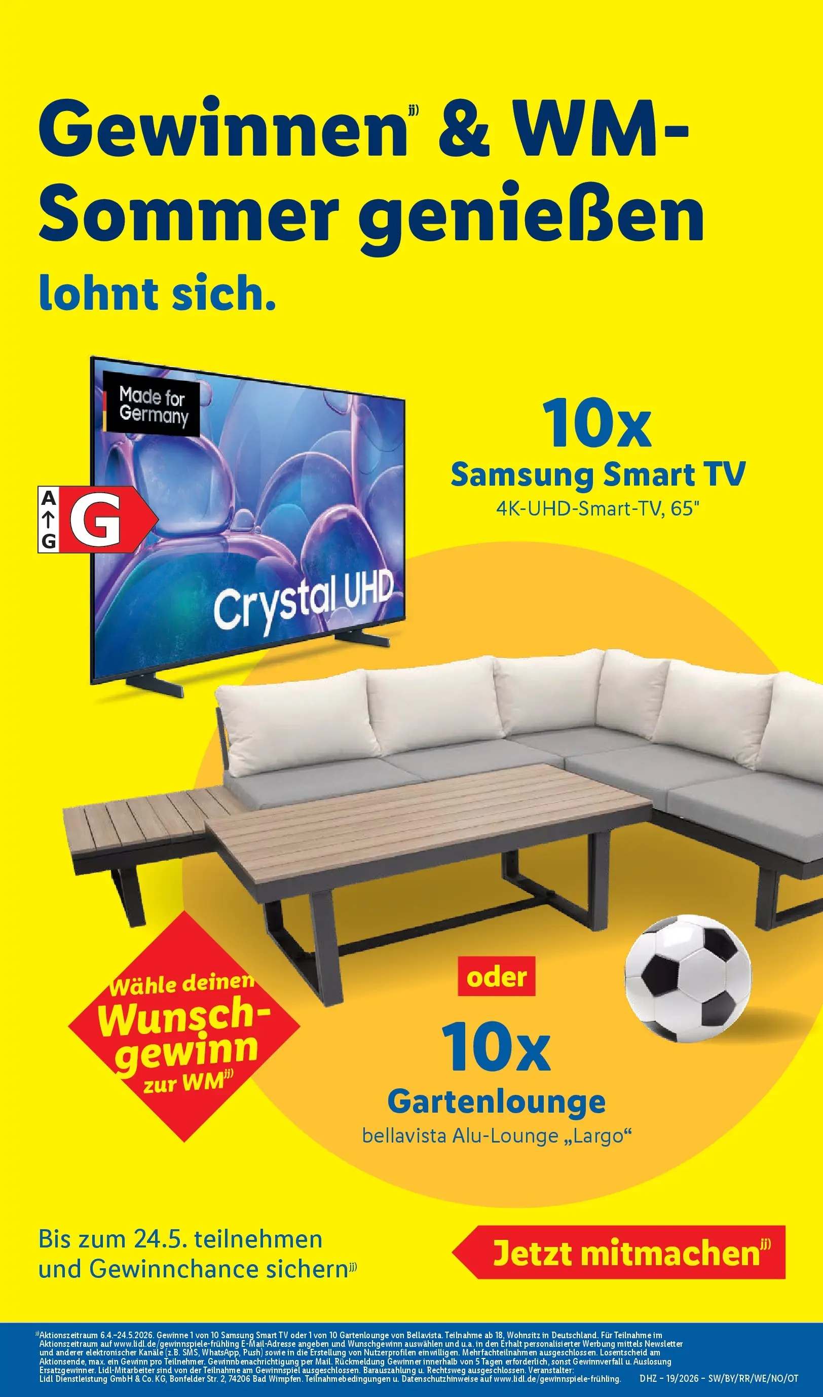 Lidl Prospekt Einbeck (ab 11.05.2026) zum Blättern » Angebote | Seite: 33 | Produkte: Bad, Samsung, Smart TV, TV