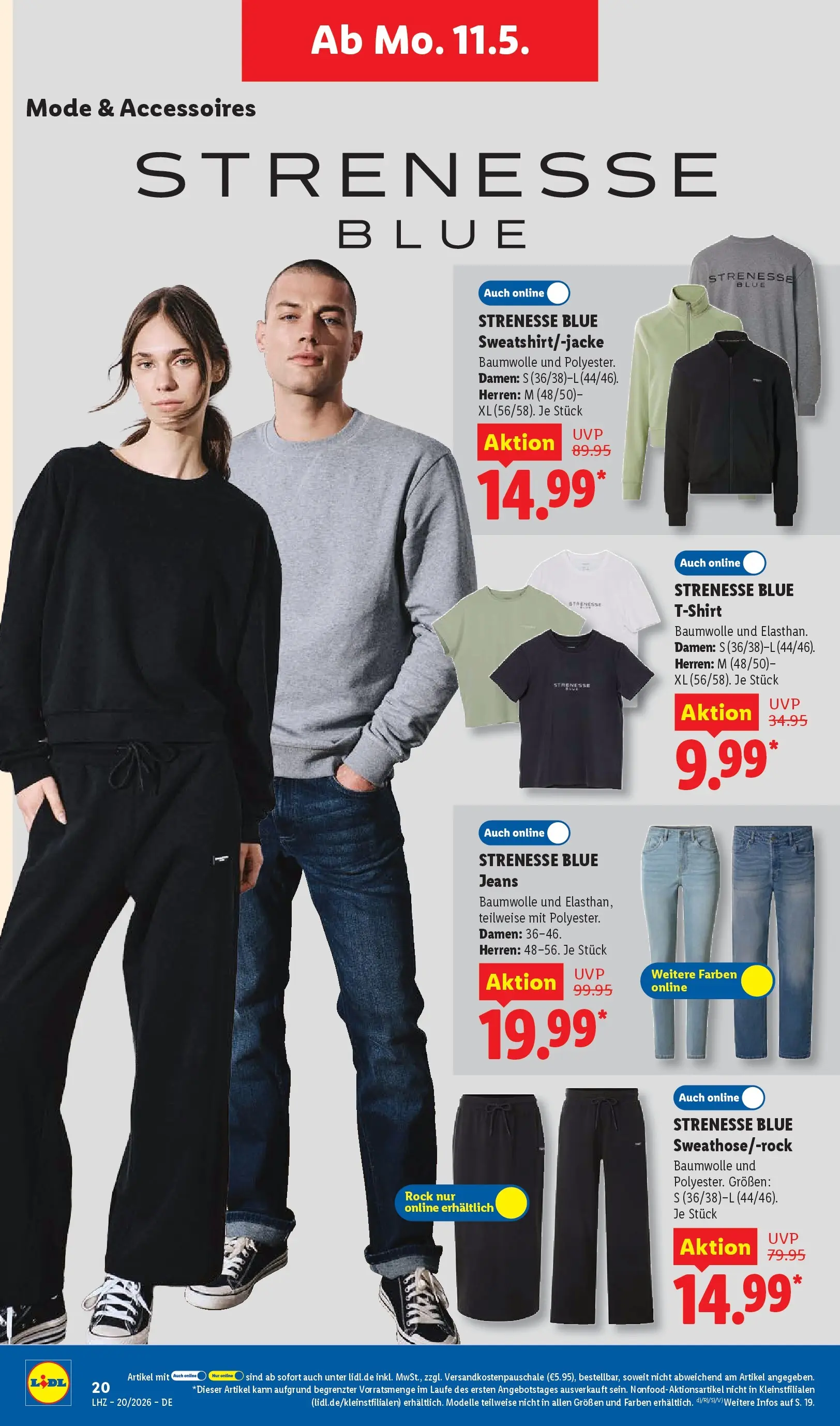 Lidl Prospekt Wahlstedt (ab 11.05.2026) zum Blättern » Angebote | Seite: 38 | Produkte: Rock, Jeans