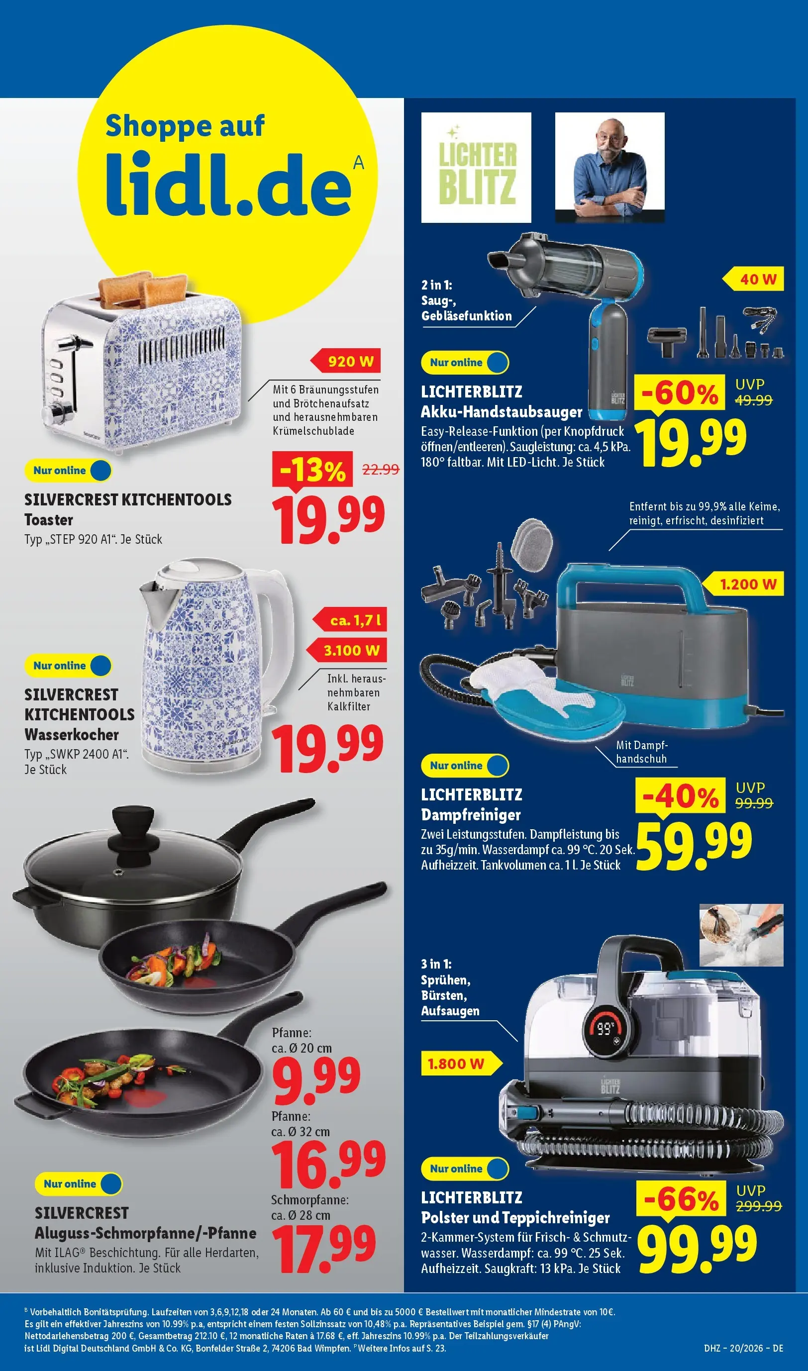 Lidl Prospekt Wahlstedt (ab 11.05.2026) zum Blättern » Angebote | Seite: 51 | Produkte: Wasserkocher, Toaster, Bad