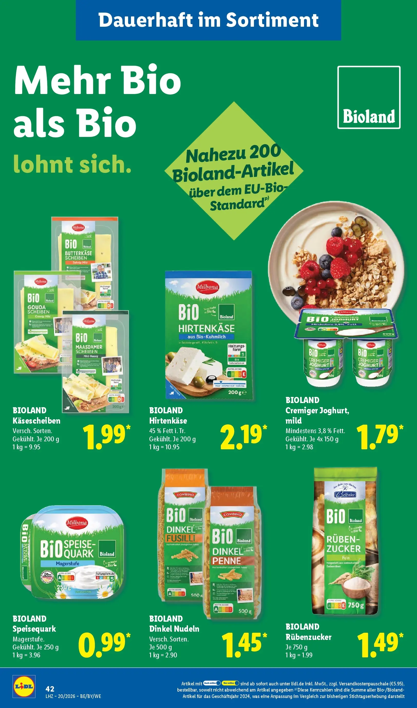 Lidl Prospekt Einbeck (ab 11.05.2026) zum Blättern » Angebote | Seite: 68 | Produkte: Quark, Gouda, Nudeln, Speisequark