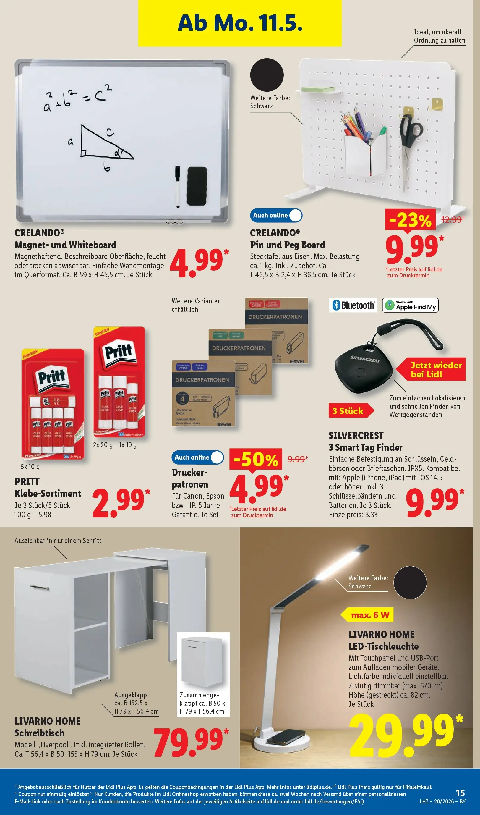 Lidl Prospekt Hof-innenstadt (ab 11.05.2026) zum Blättern » Angebote | Seite: 33 | Produkte: Epson, Ipad, Apple, Drucker