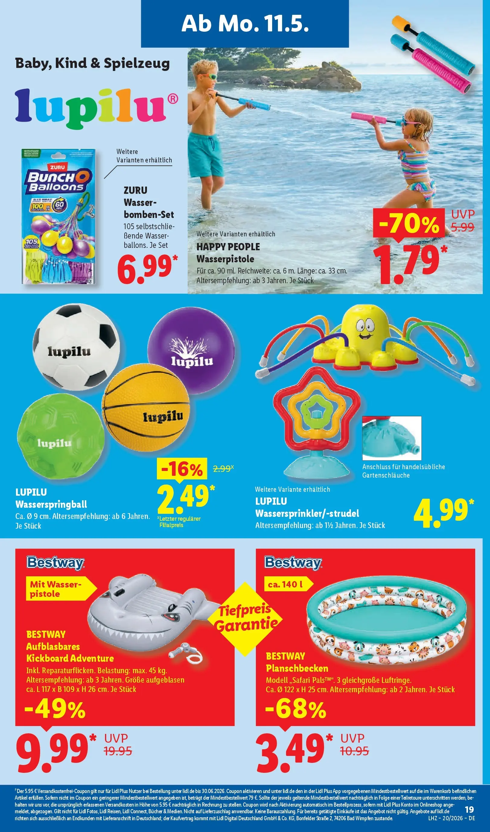 Lidl Prospekt Weikersheim (ab 11.05.2026) zum Blättern » Angebote | Seite: 37 | Produkte: Bad, Wasser