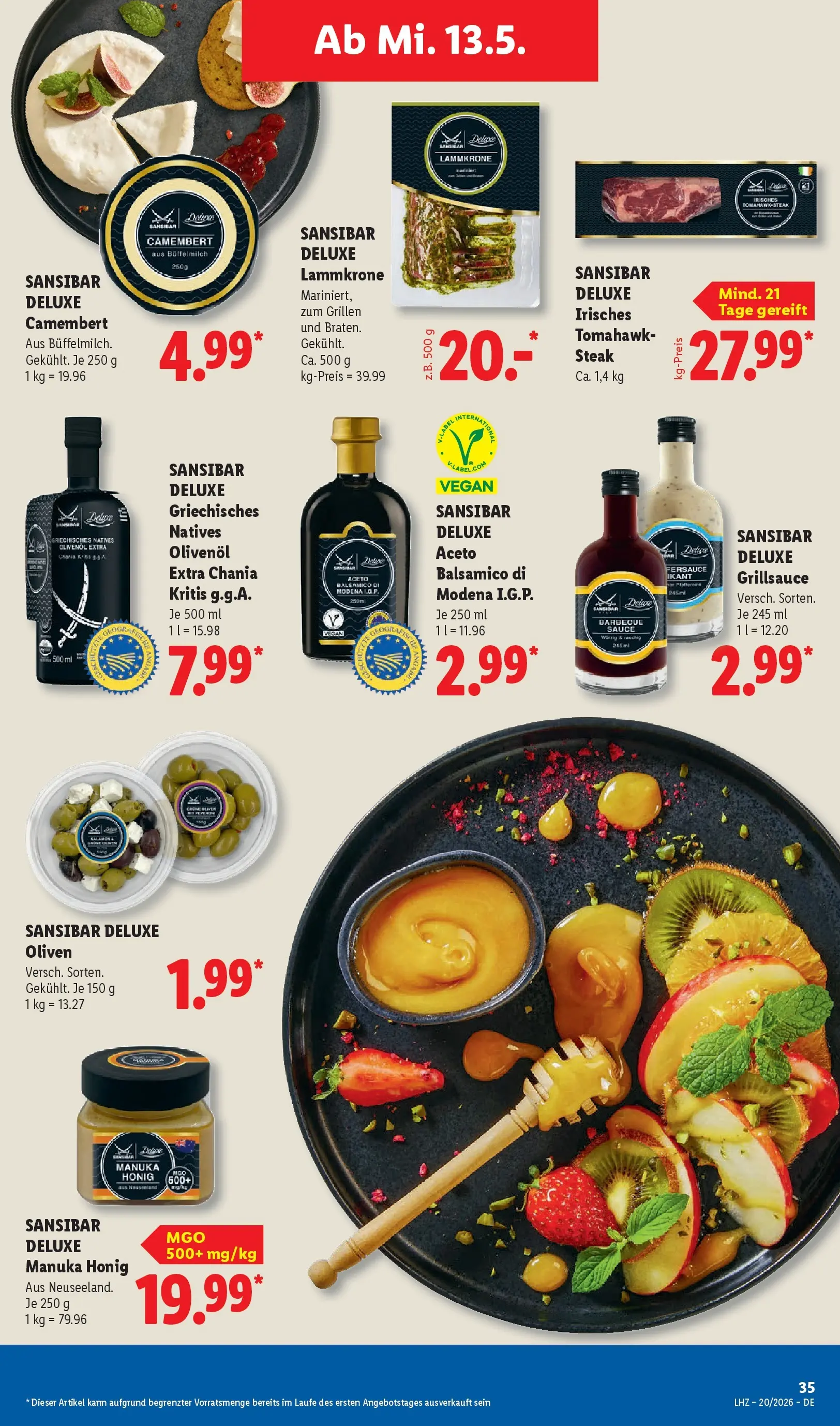 Lidl Prospekt Weikersheim (ab 11.05.2026) zum Blättern » Angebote | Seite: 59 | Produkte: Balsamico, Olivenol, Steak