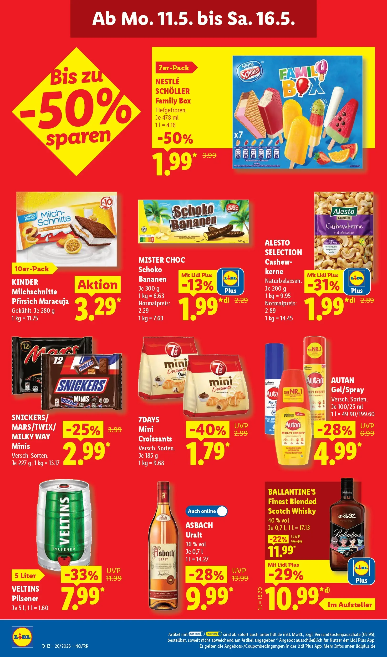 Lidl Prospekt Wahlstedt (ab 11.05.2026) zum Blättern » Angebote | Seite: 22 | Produkte: Whisky, Box, Veltins, Asbach