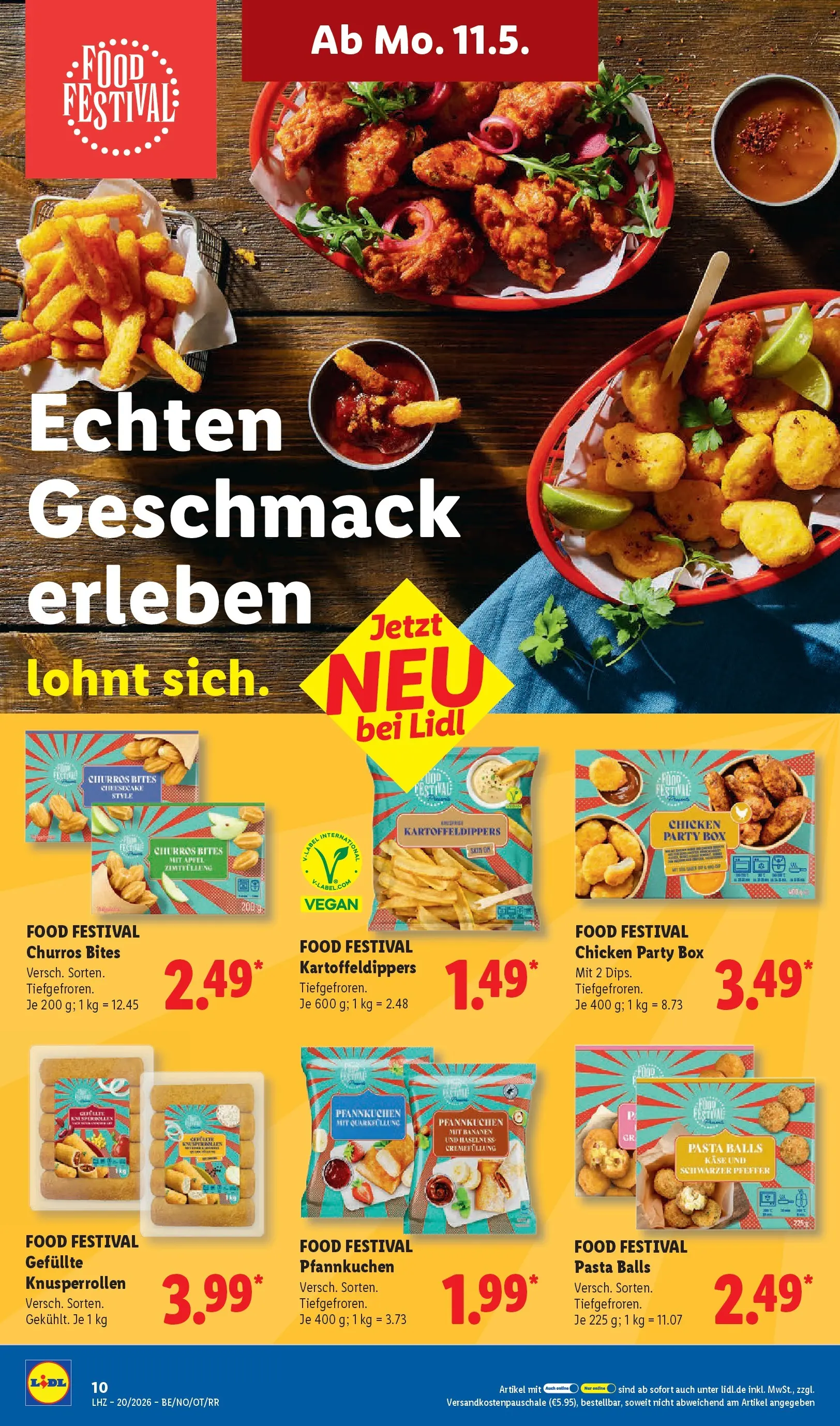 Lidl Prospekt Düsseldorf (ab 11.05.2026) zum Blättern » Angebote | Seite: 20 | Produkte: Käse, Box, Pfeffer, Pasta