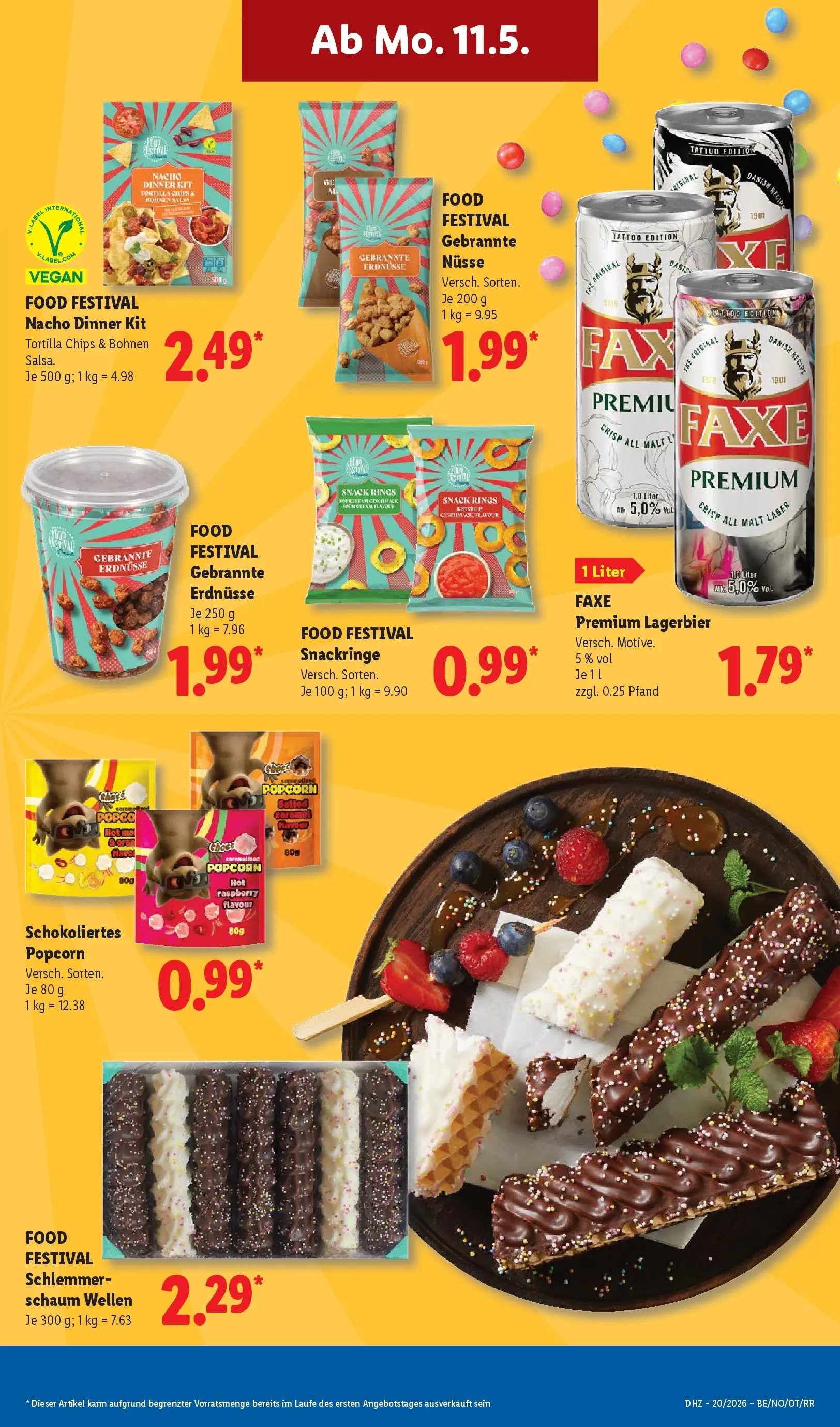 Lidl Prospekt Wahlstedt (ab 11.05.2026) zum Blättern » Angebote | Seite: 27 | Produkte: Erdnüsse, Chips, Nüsse