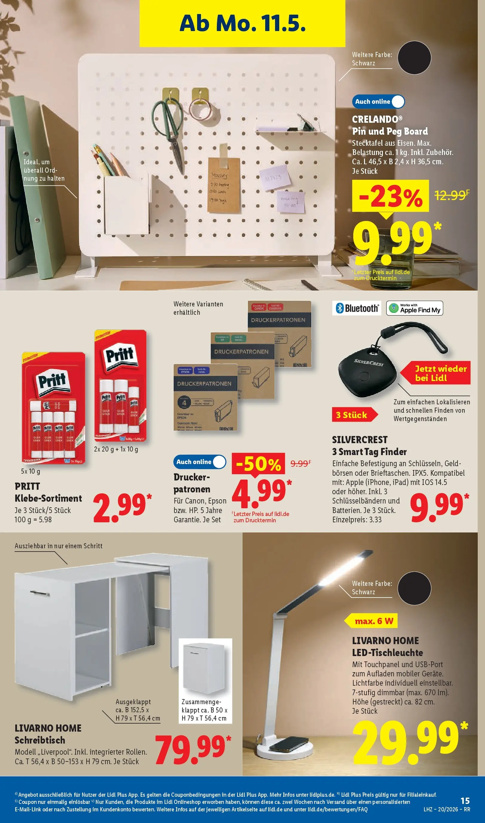 Lidl Prospekt Düsseldorf (ab 11.05.2026) zum Blättern » Angebote | Seite: 33 | Produkte: Epson, Ipad, Apple, Drucker