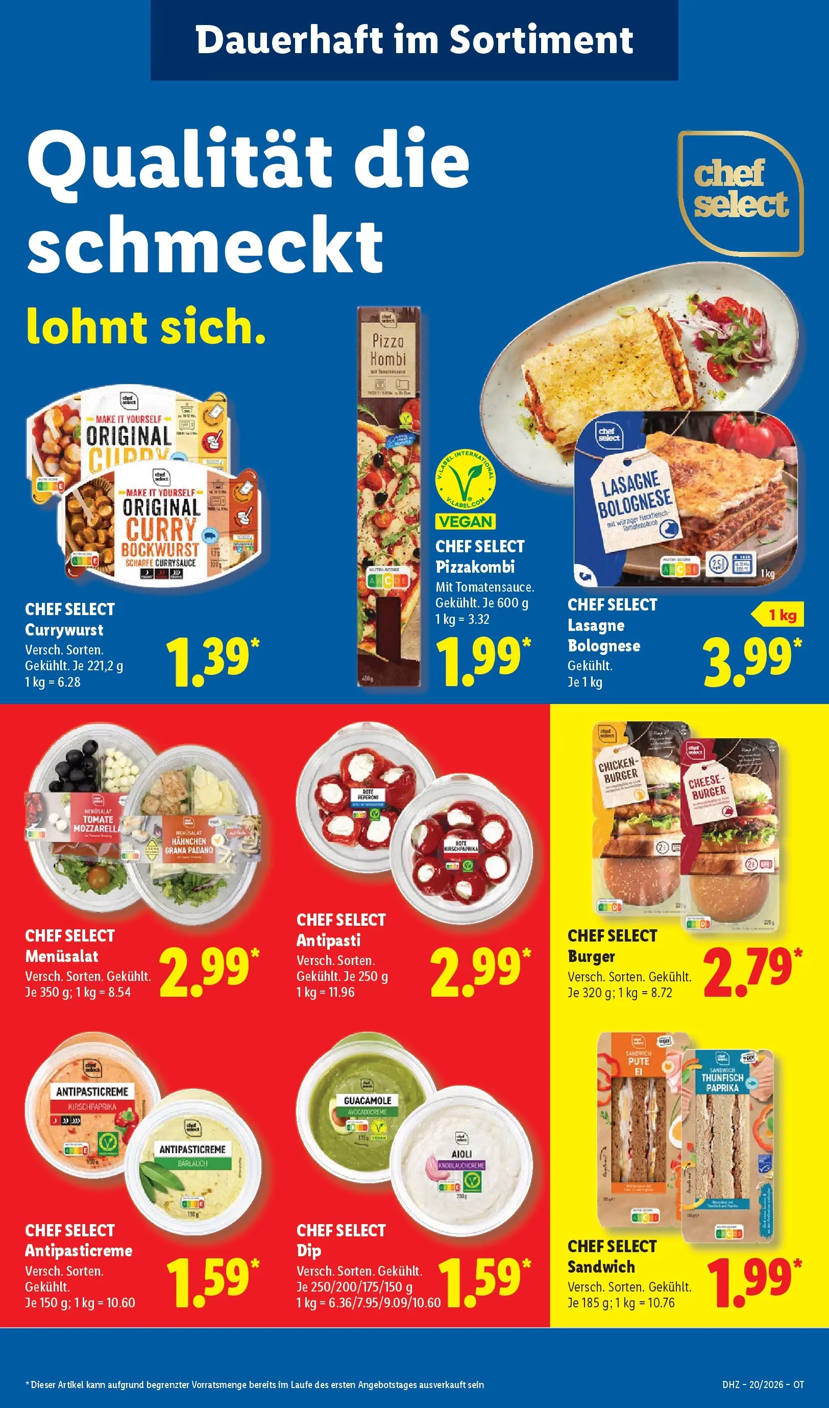 Lidl Prospekt Senftenberg (ab 11.05.2026) zum Blättern » Angebote | Seite: 29 | Produkte: Bockwurst, Thunfisch, Paprika, Hackfleisch