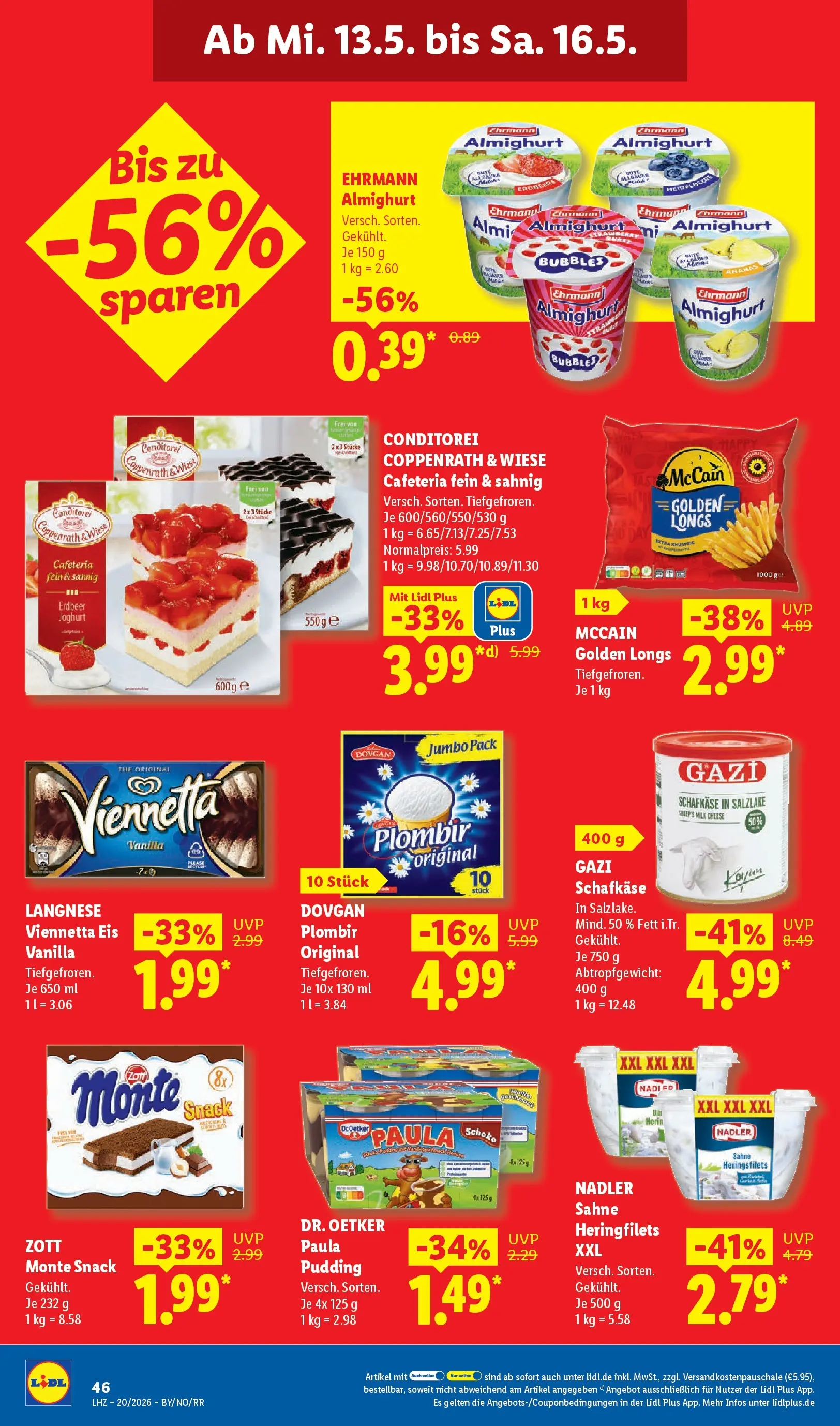 Lidl Prospekt Wahlstedt (ab 11.05.2026) zum Blättern » Angebote | Seite: 72 | Produkte: Ehrmann almighurt, Joghurt, Ananas, Eis