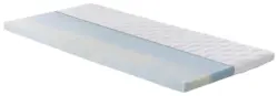 Topper Luxus Gel ca. 90x200 cm Wei&szlig;