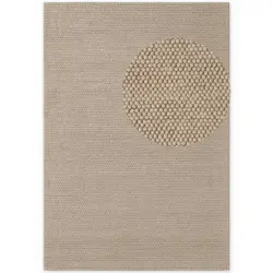Wollteppich 160/230 cm Richmond Beige, Beigebraun