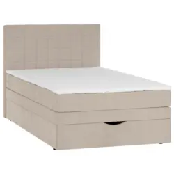 Boxspringbett 100/200 cm in Beige