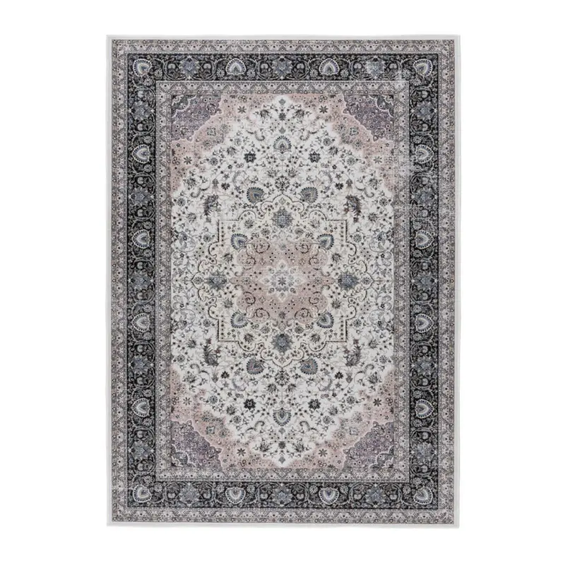 Flachwebeteppich 80/150 cm Elfenbein