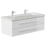 M&ouml;belix WASCHTISCHKOMBI Yamo, Wei&szlig; HG B: 130cm