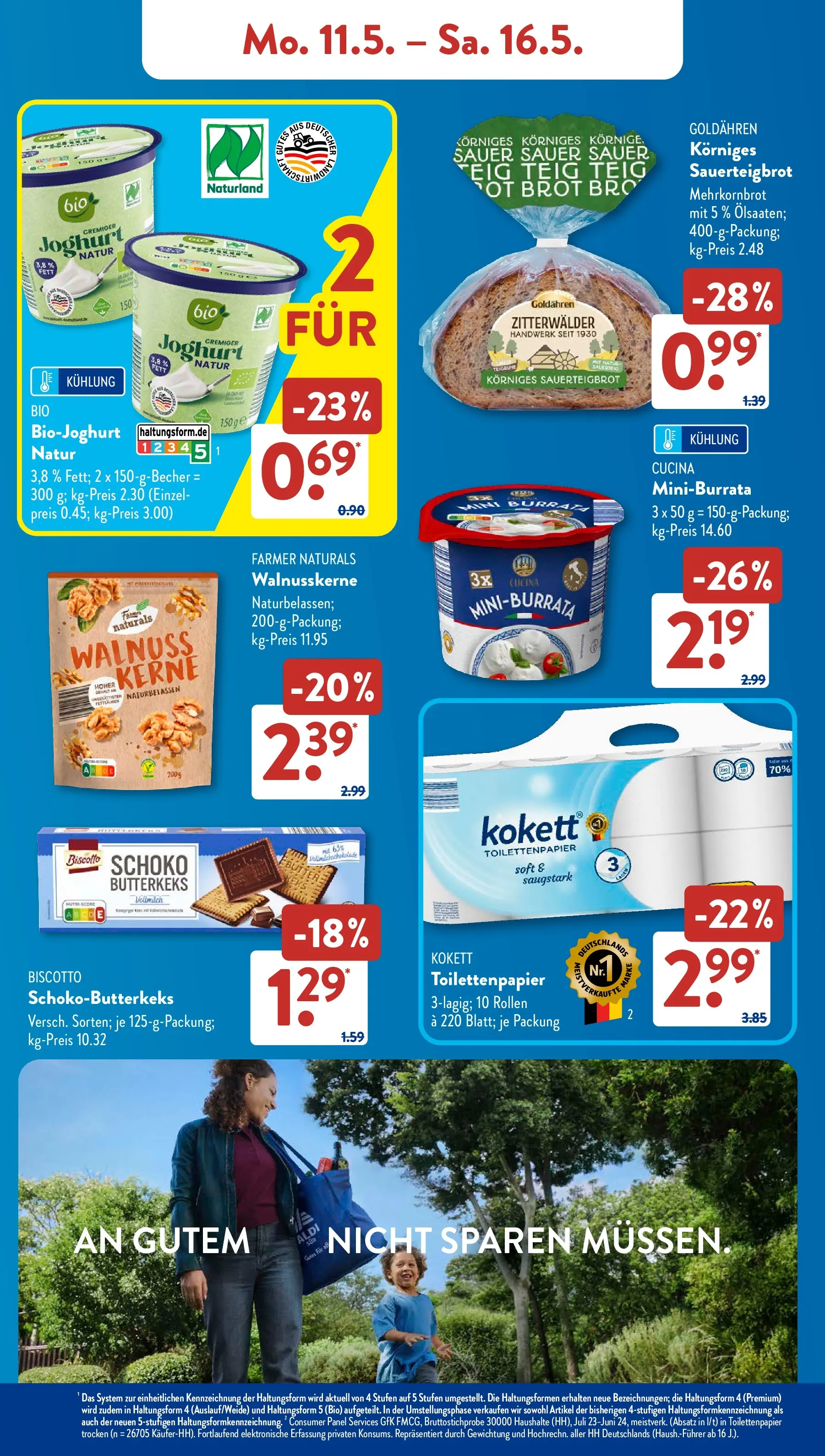 Aldi Süd - Aldi Süd: Wochenangebote (ab 10.05.2026) zum Blättern | Seite: 9 | Produkte: Joghurt, Brot, Toilettenpapier