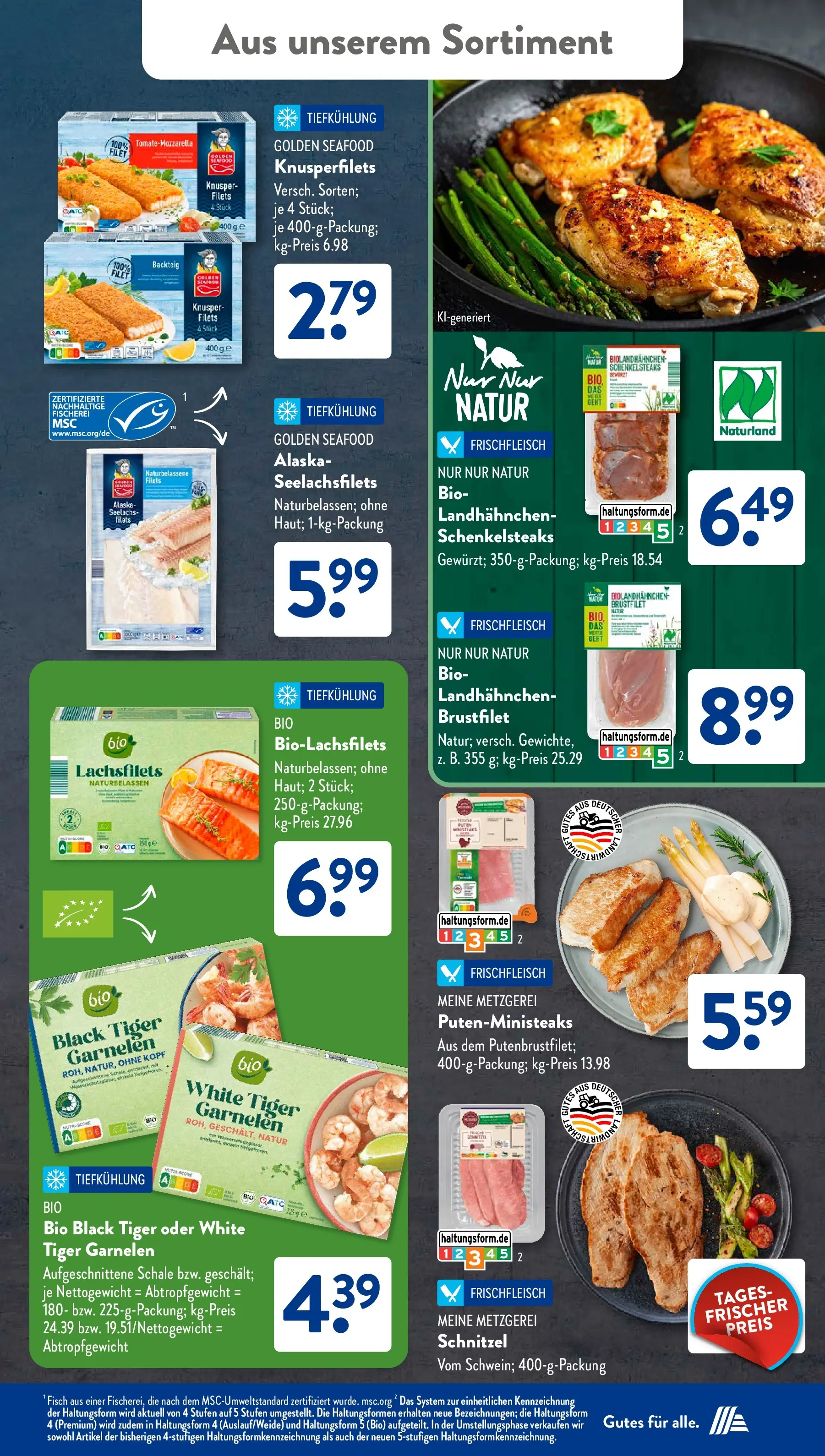 Aldi Süd - Aldi Süd: Wochenangebote (ab 10.05.2026) zum Blättern | Seite: 27 | Produkte: Garnelen, Schnitzel, Fisch, Tiger garnelen