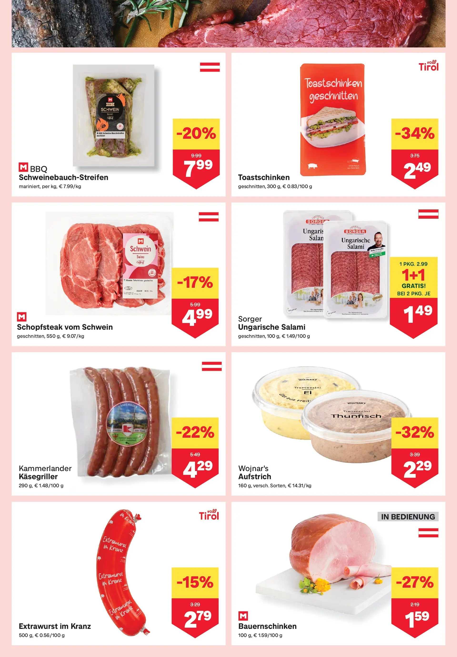 MPREIS St.Gallenkirch von 07.05.2026 - Aktuelle Angebote | Seite: 3 | Produkte: Salami