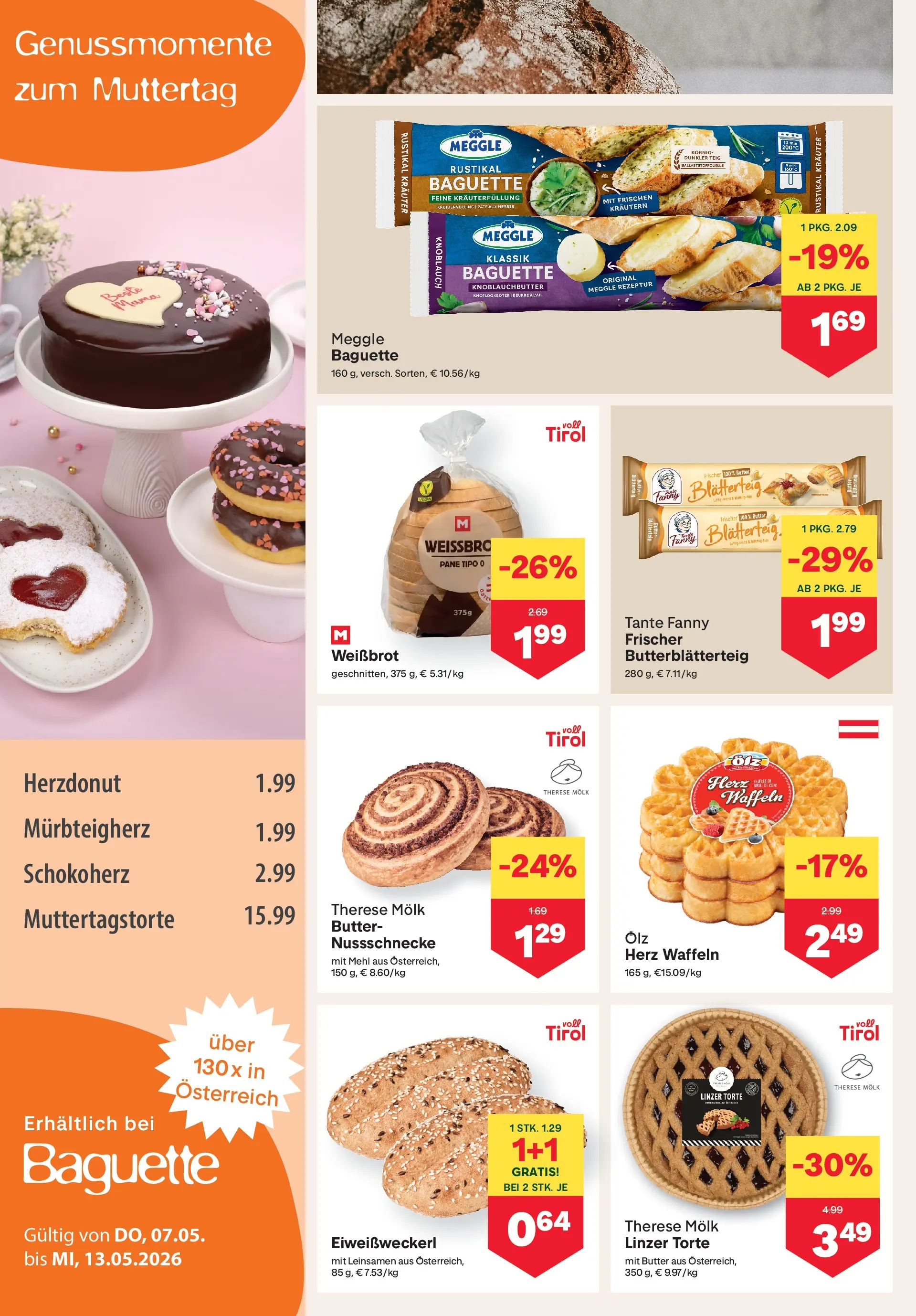 MPREIS St.Gallenkirch von 07.05.2026 - Aktuelle Angebote | Seite: 4 | Produkte: Knoblauch, Jääkaappipakastin, Rum, Butter