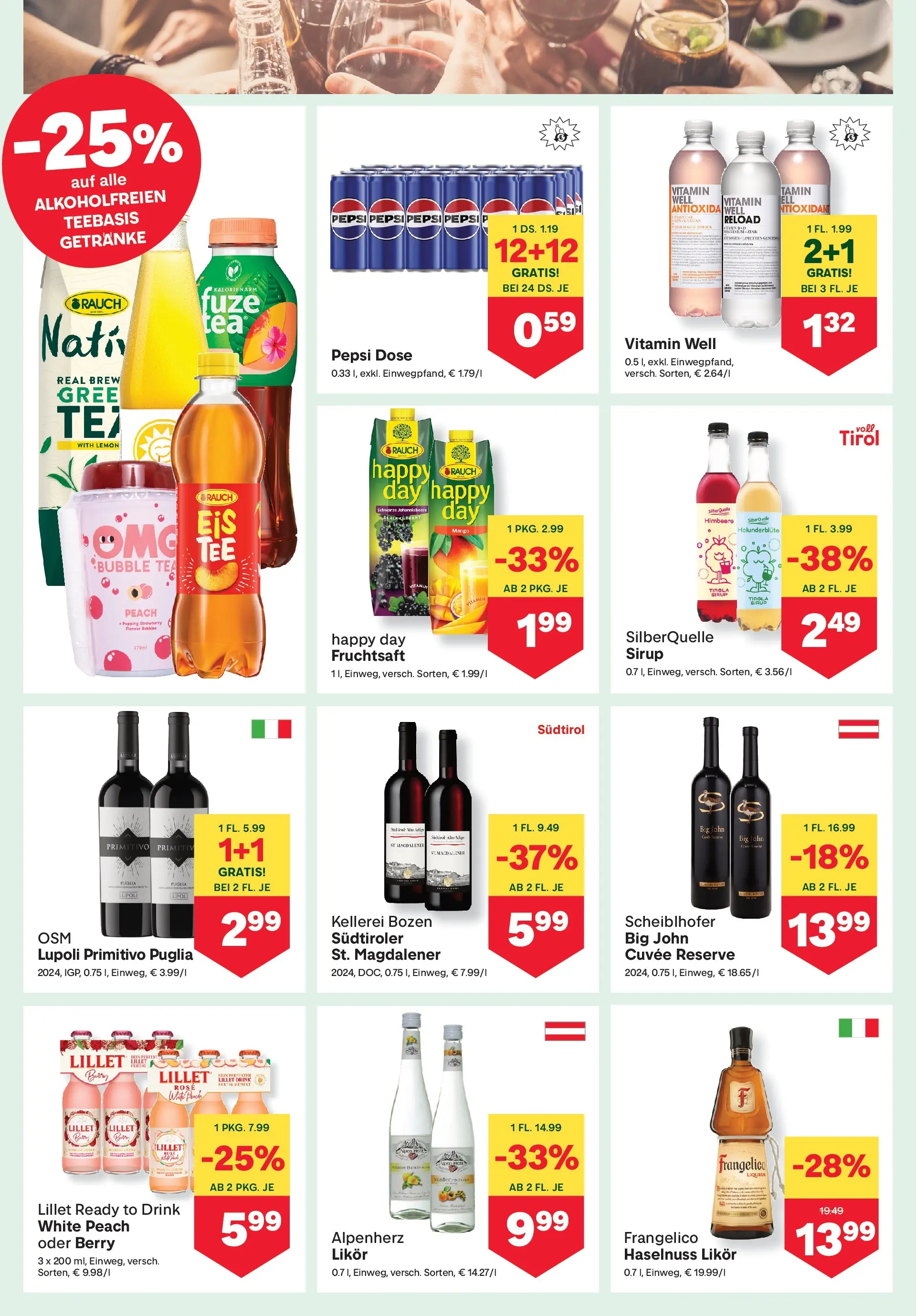 MPREIS St.Gallenkirch von 07.05.2026 - Aktuelle Angebote | Seite: 14 | Produkte: Mango, Himbeere