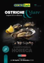 Centro Cash Ostriche & Mare - al 31.12.2026