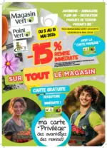 Point Vert Offres exclusives et bonnes affaires - au 10.05.2026