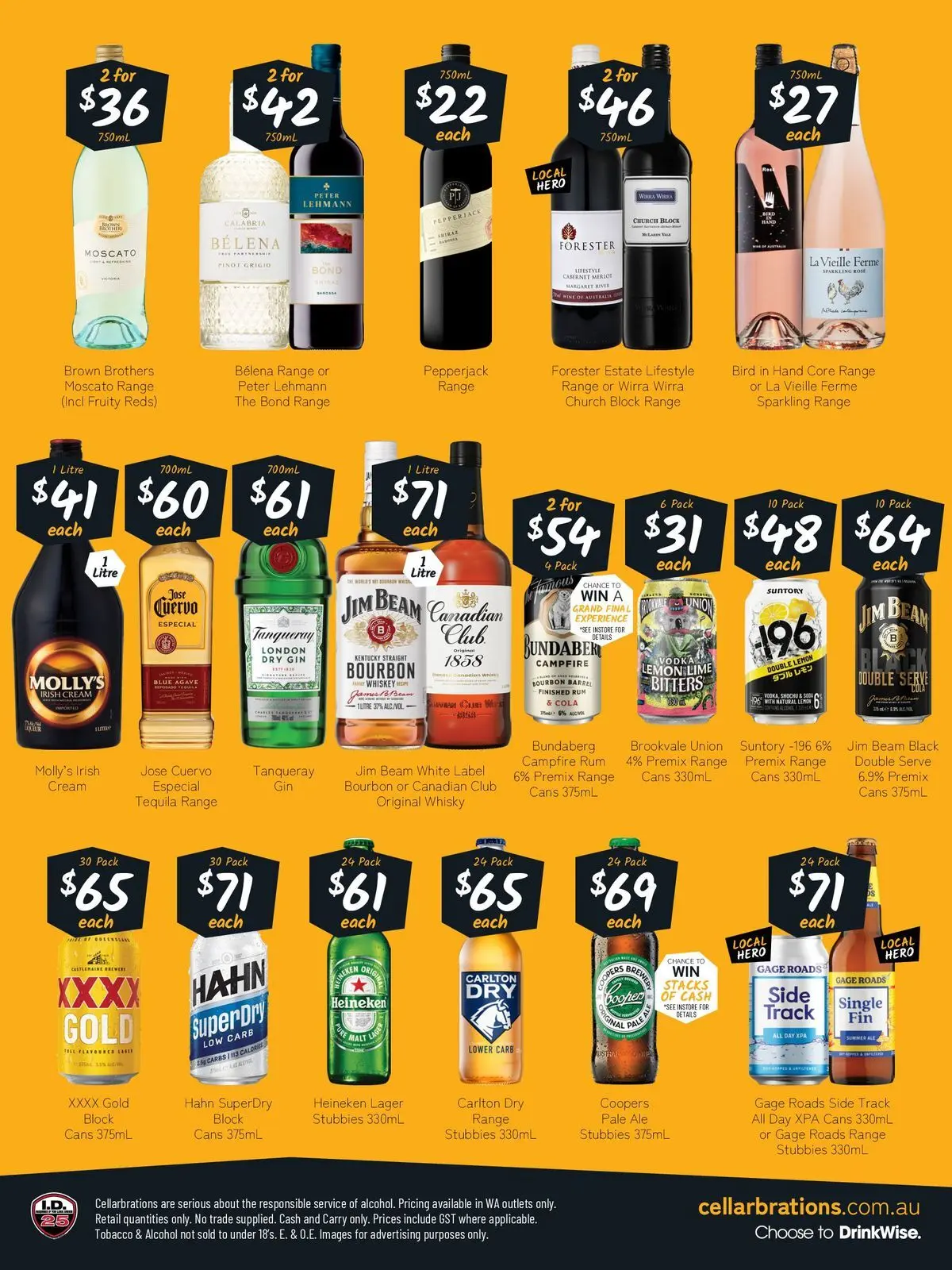 Deals - Good Shout! 04/05 - 04/05/2026 > weekly / monthly specials | Page: 2 | Products: Bourbon, Gin, Cream, Lime