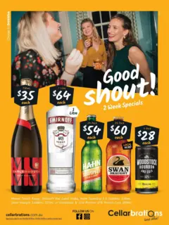 Preview of Deals - Good Shout! 04/05 - valid from 04.05.2026 | Page: 2 | Products: Bourbon, Gin, Vodka, Lemon
