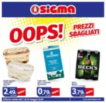 Sigma OOPS! Prezzi sbagliati, Sigma - al 20.05.2026