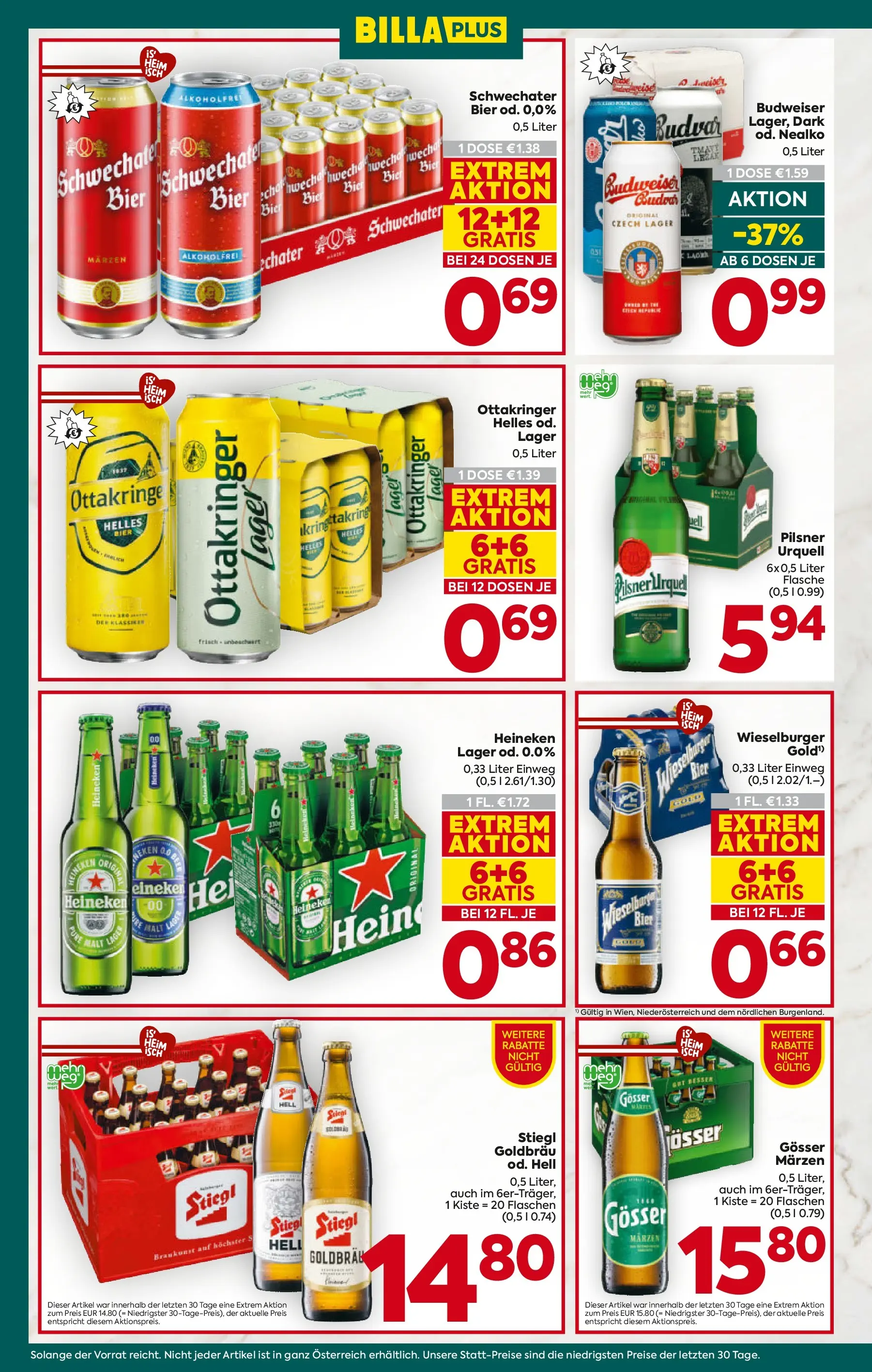 Billa Plus Flugblatt - Wien von 07.05.2026 - Aktuelle Angebote | Seite: 18 | Produkte: Bier