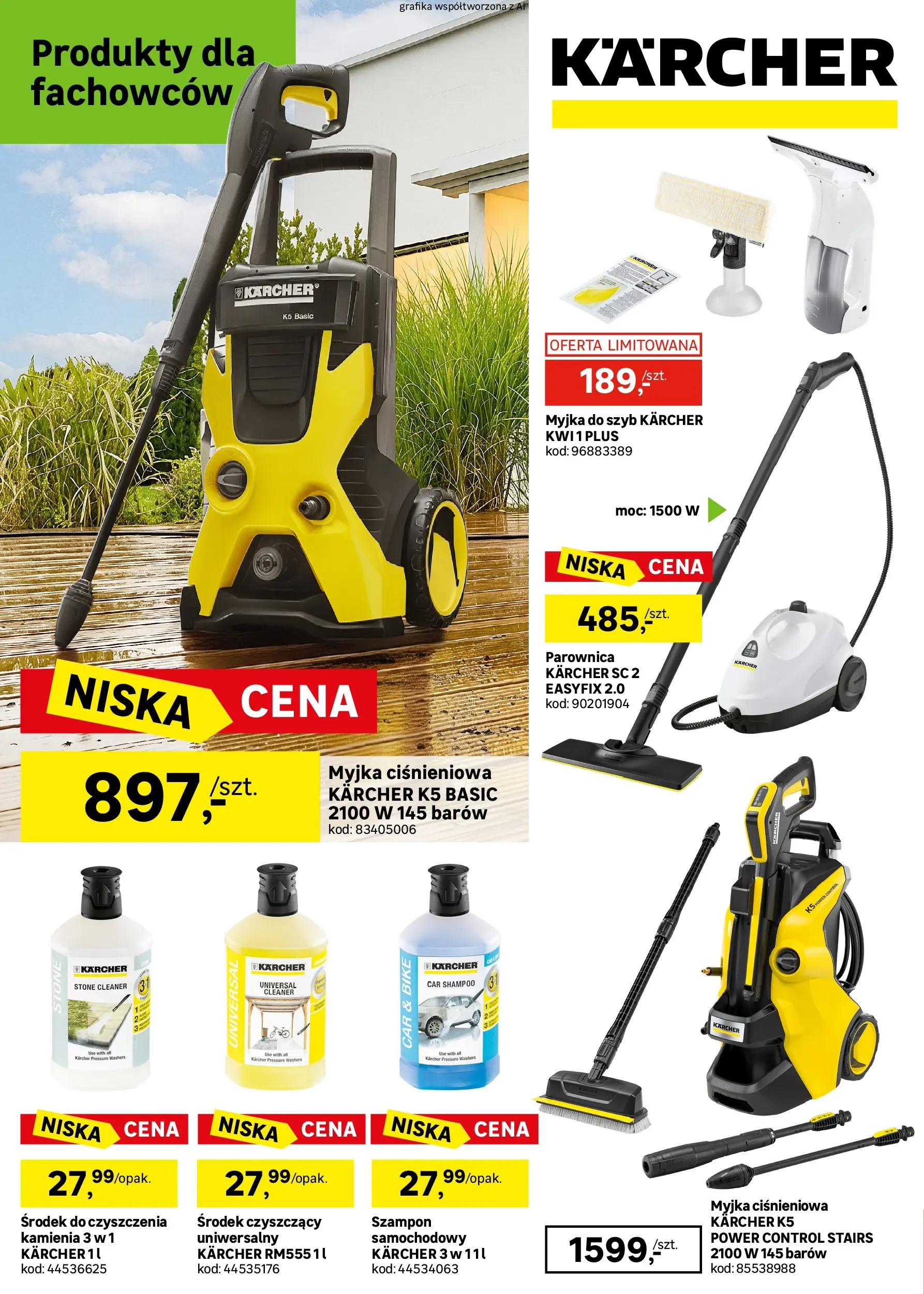 Leroy Merlin gazetka od (22.04.2026 - 19.05.2026) | Strona: 8 | Produkty: Cleaner, Parownica, Szampon