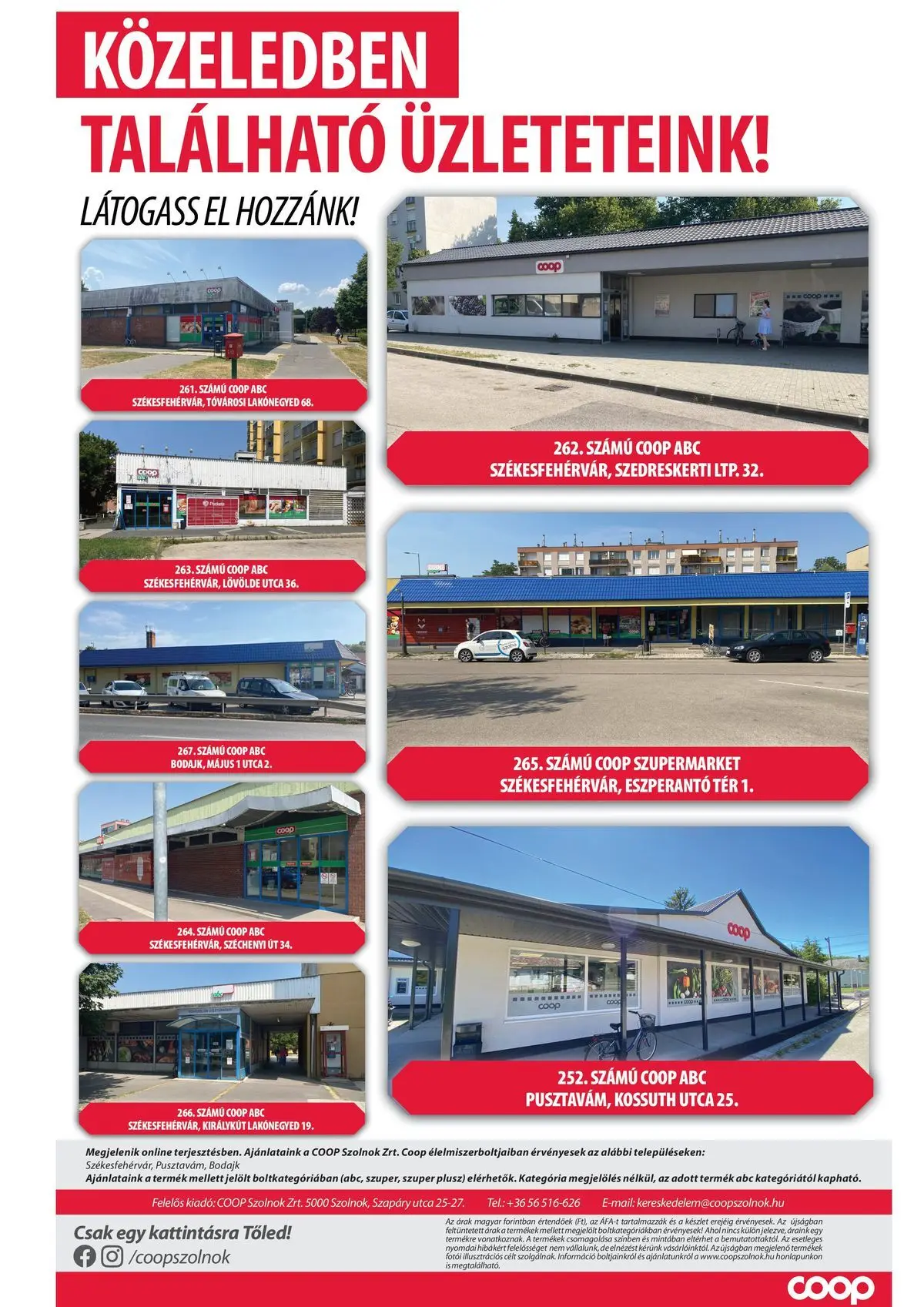 COOP Szolnok akciós újság Székesfehérvár - 2026.05.21. -tól/töl > akció, lapozható szórólap 🛍️ | Oldal: 6