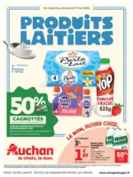 Auchan Hypermarch&eacute; Produits laitiers hypers - au 17.05.2026