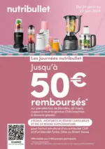 Connexion Jusqu'&agrave; 50&euro; rembours&eacute;s NUTRIBULLET - au 22.06.2026