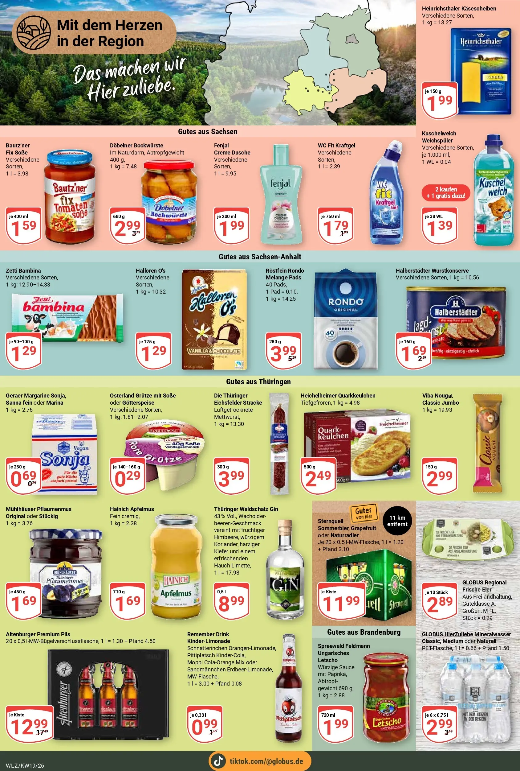 Globus Prospekt Weischlitz	 (ab 04.05.2026) » Angebote online | Seite: 6 | Produkte: Quark, Dusche, Küche, Weichspüler
