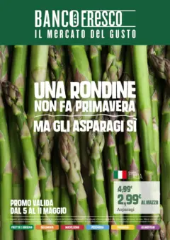 Anteprima del volantino Offerte - Una rondine non fa primavera, ma gli asparagi si. valido a partire dal 04.05.2026