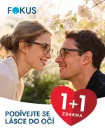 Fokus optik 1 + 1 ZDARMA na dioptrick&eacute; br&yacute;le &ndash; do 30.06.2026
