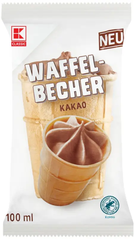 K-Classic Сладолед какао във вафлена чаша 55 г