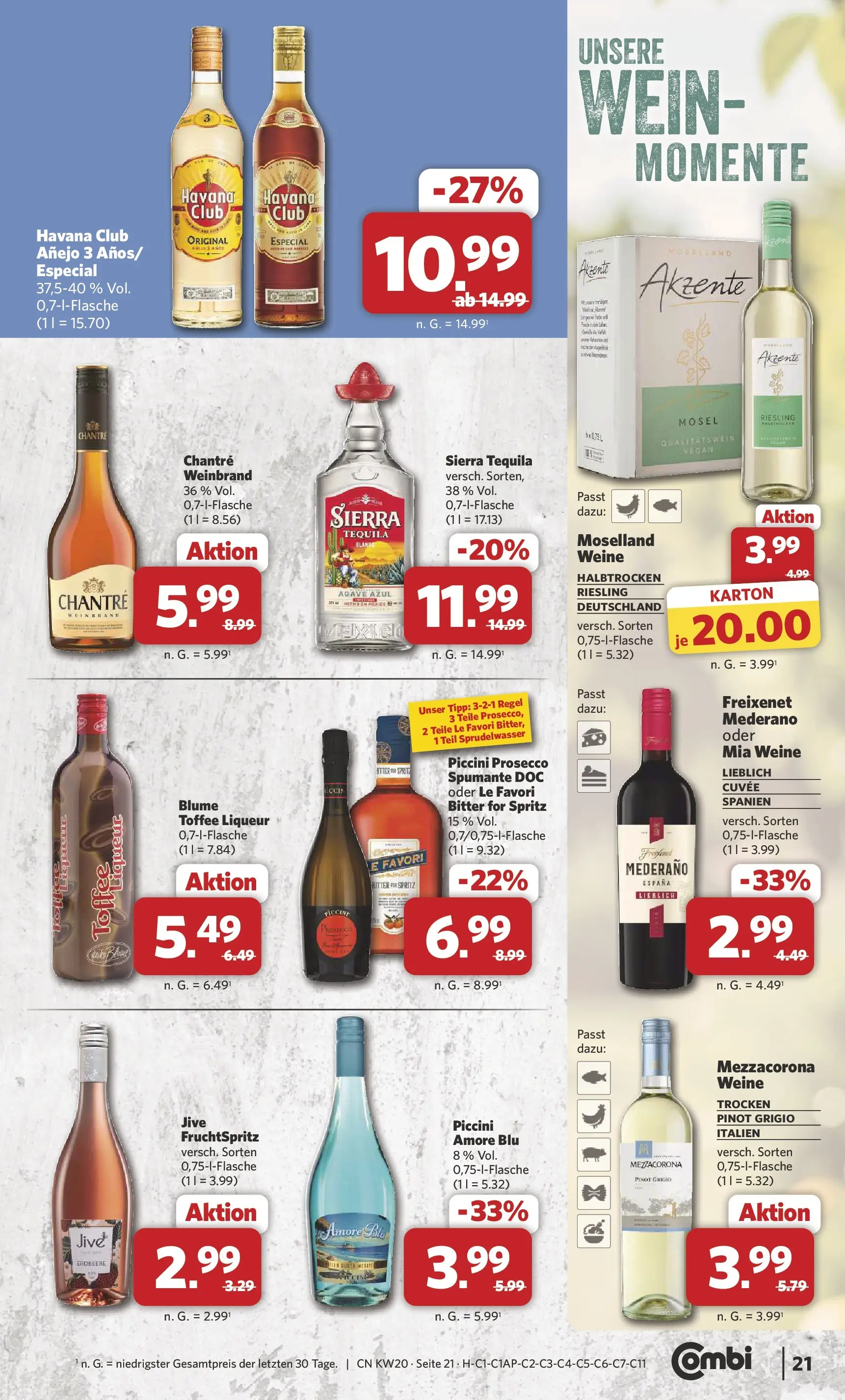 Combi Prospekt Dülmen (ab 11.05.2026) zum Blättern | Seite: 22 | Produkte: Freixenet mederano, Prosecco, Chantré, Wein