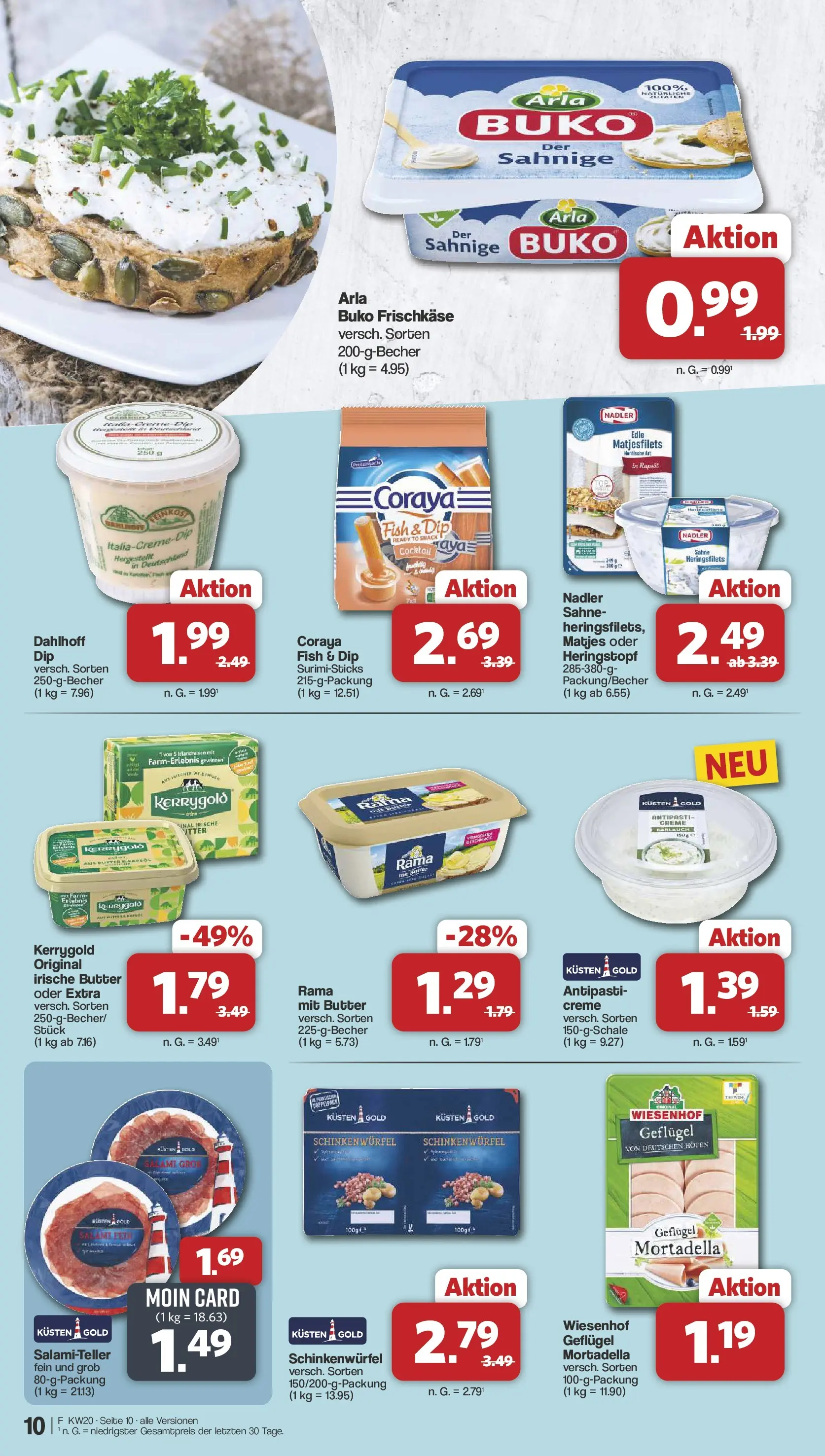Famila Nordwest - Famila: Wochenangebote (ab 10.05.2026) zum Blättern | Seite: 10 | Produkte: Rama, Creme, Sahne, Frischkase