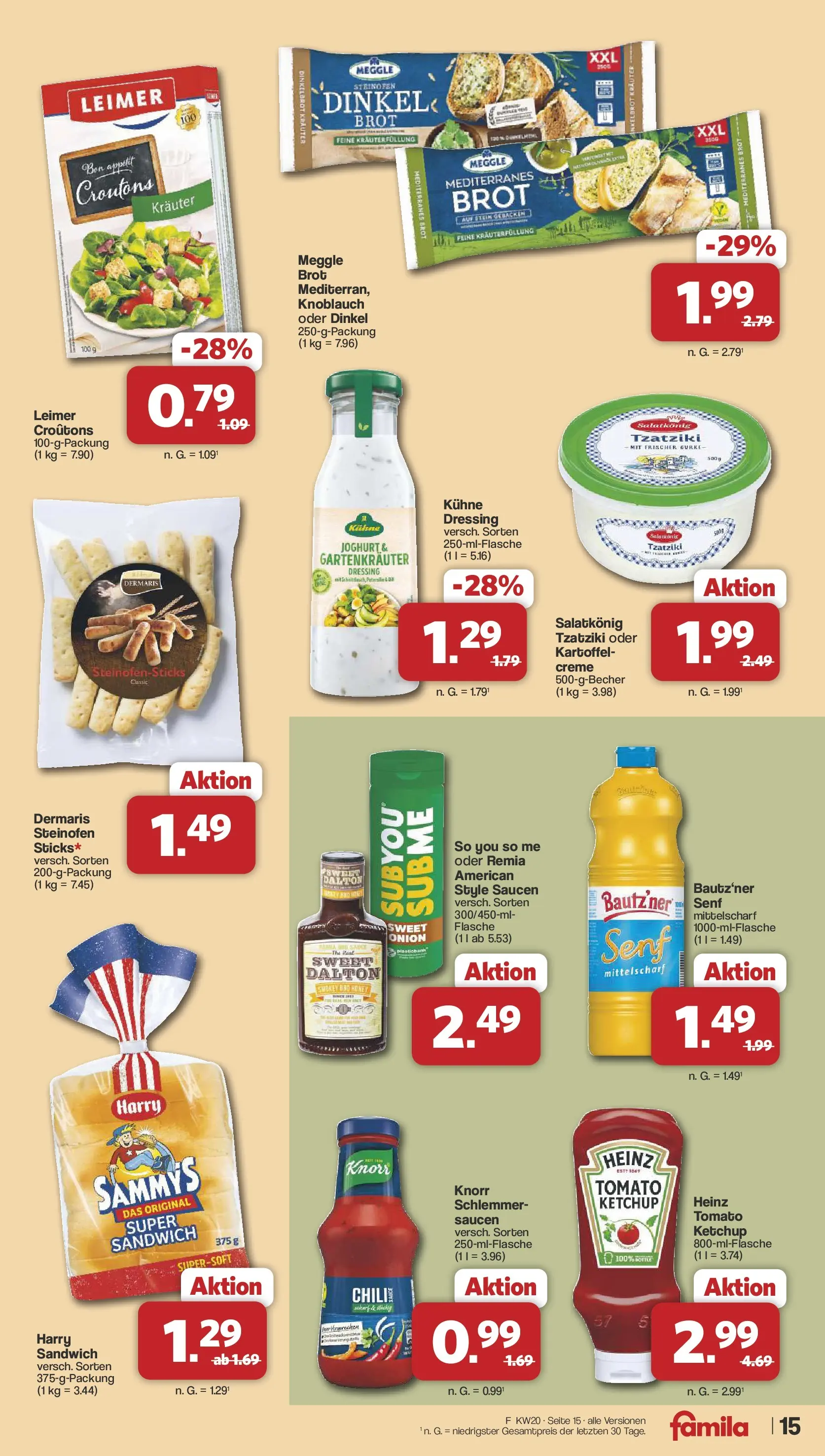 Famila Nordwest - Famila: Wochenangebote (ab 10.05.2026) zum Blättern | Seite: 15 | Produkte: Joghurt, Dressing, Knorr, Knoblauch