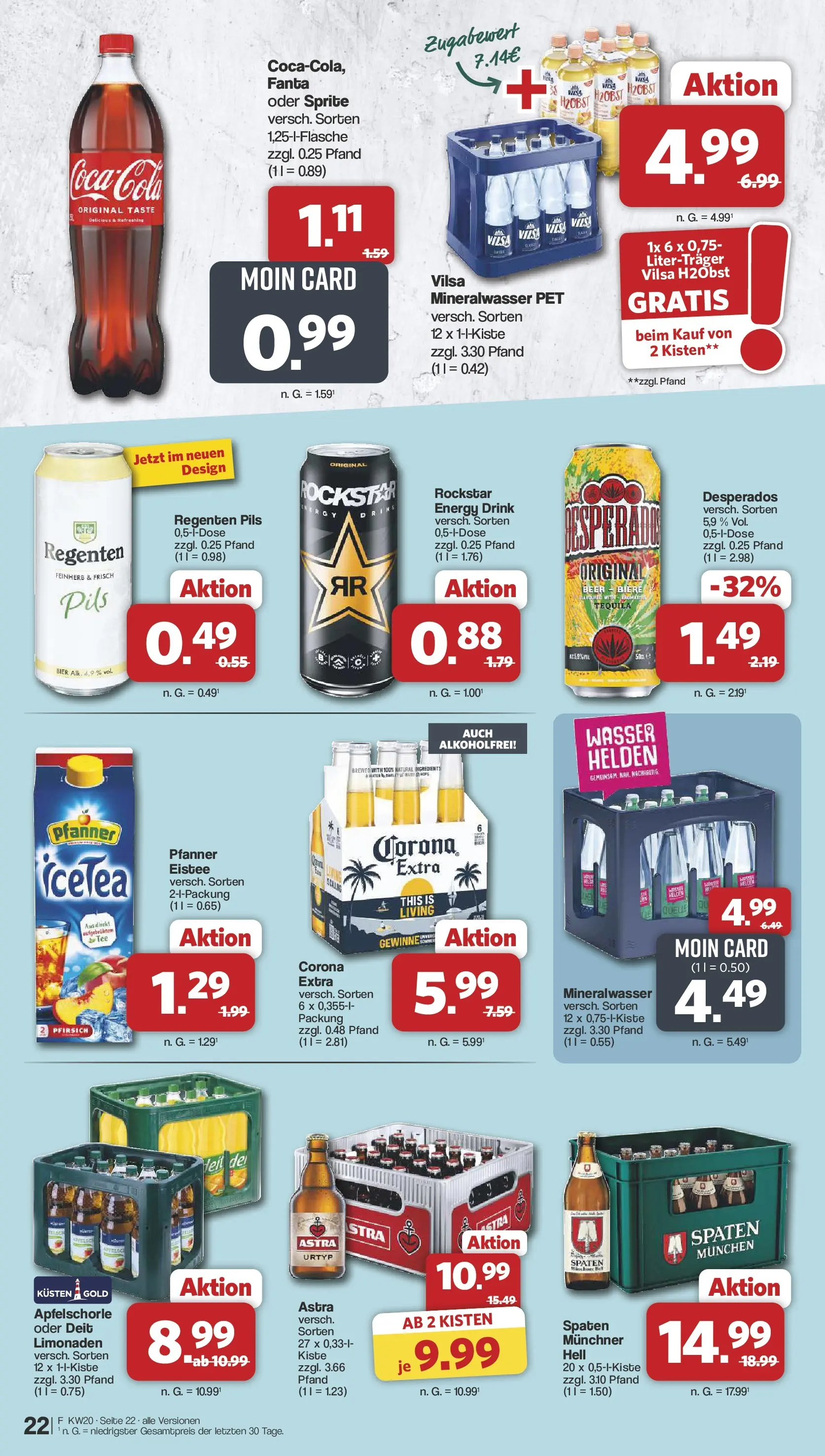 Famila Nordwest - Famila: Wochenangebote (ab 10.05.2026) zum Blättern | Seite: 22 | Produkte: Fanta, Sprite, Wasser, Pfirsich