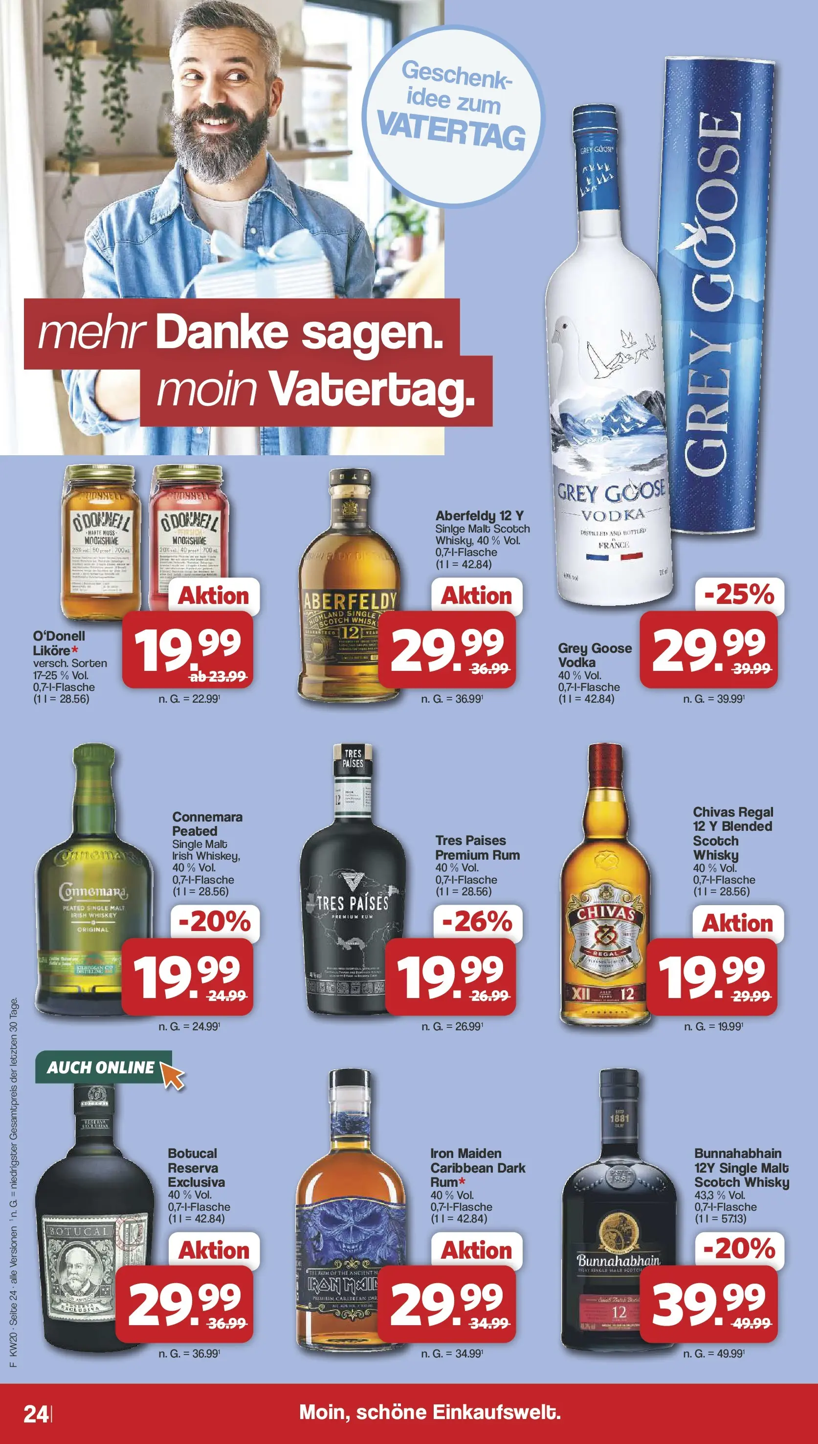 Famila Nordwest - Famila: Wochenangebote (ab 10.05.2026) zum Blättern | Seite: 24 | Produkte: Whisky, Rum, Vodka, Whiskey