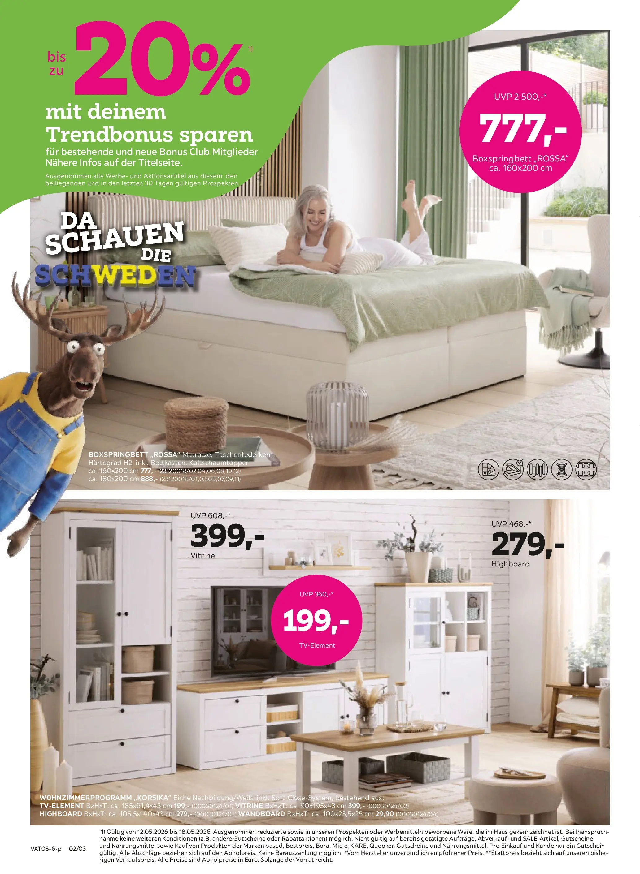 Mömax Ansfelden, Bruck An Der Mur, Villach von 12.05.2026 - Aktuelle Angebote | Seite: 2 | Produkte: Matratze