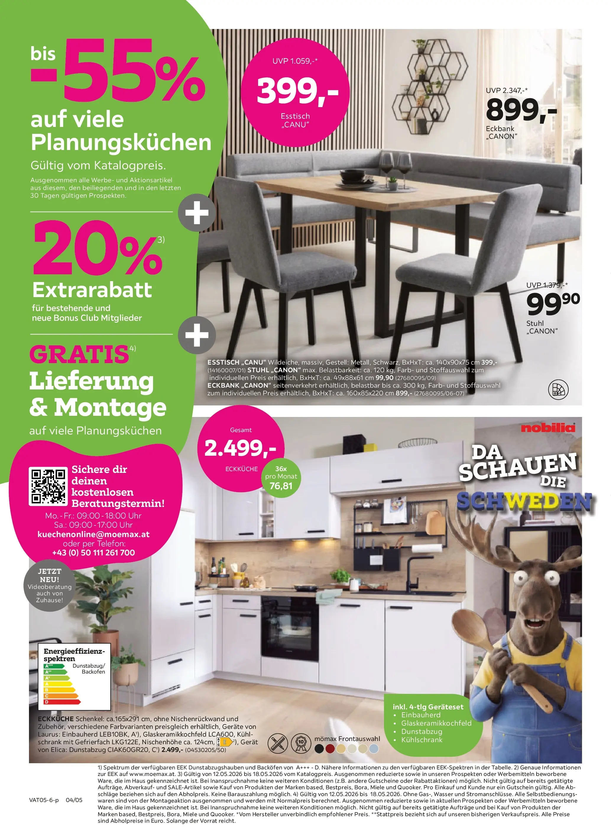 Mömax Ansfelden, Bruck An Der Mur, Villach von 12.05.2026 - Aktuelle Angebote | Seite: 4 | Produkte: Telefon, Uhr, Stuhl, Schrank